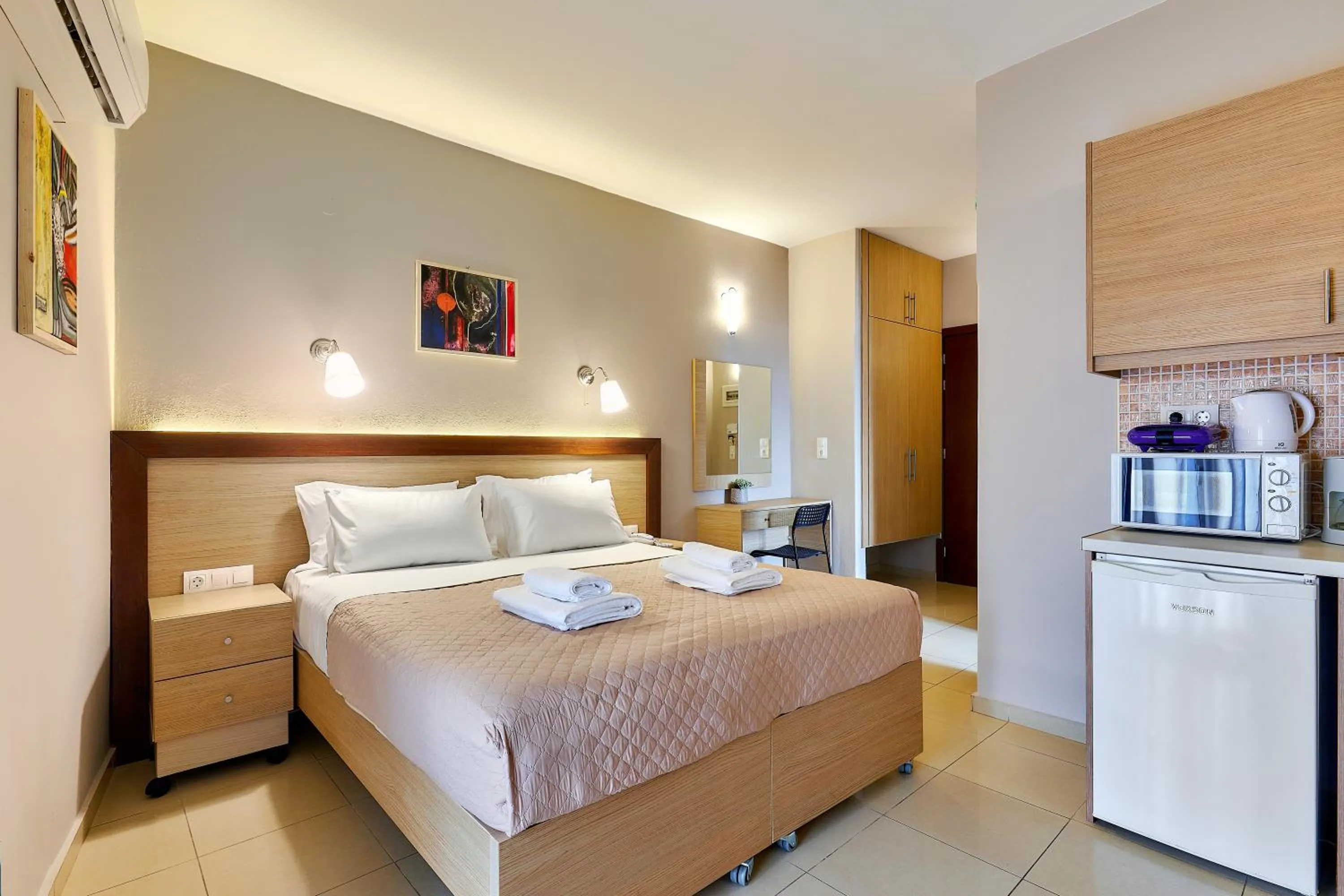 Bed in Dorian Boutique Hotel-Apartments