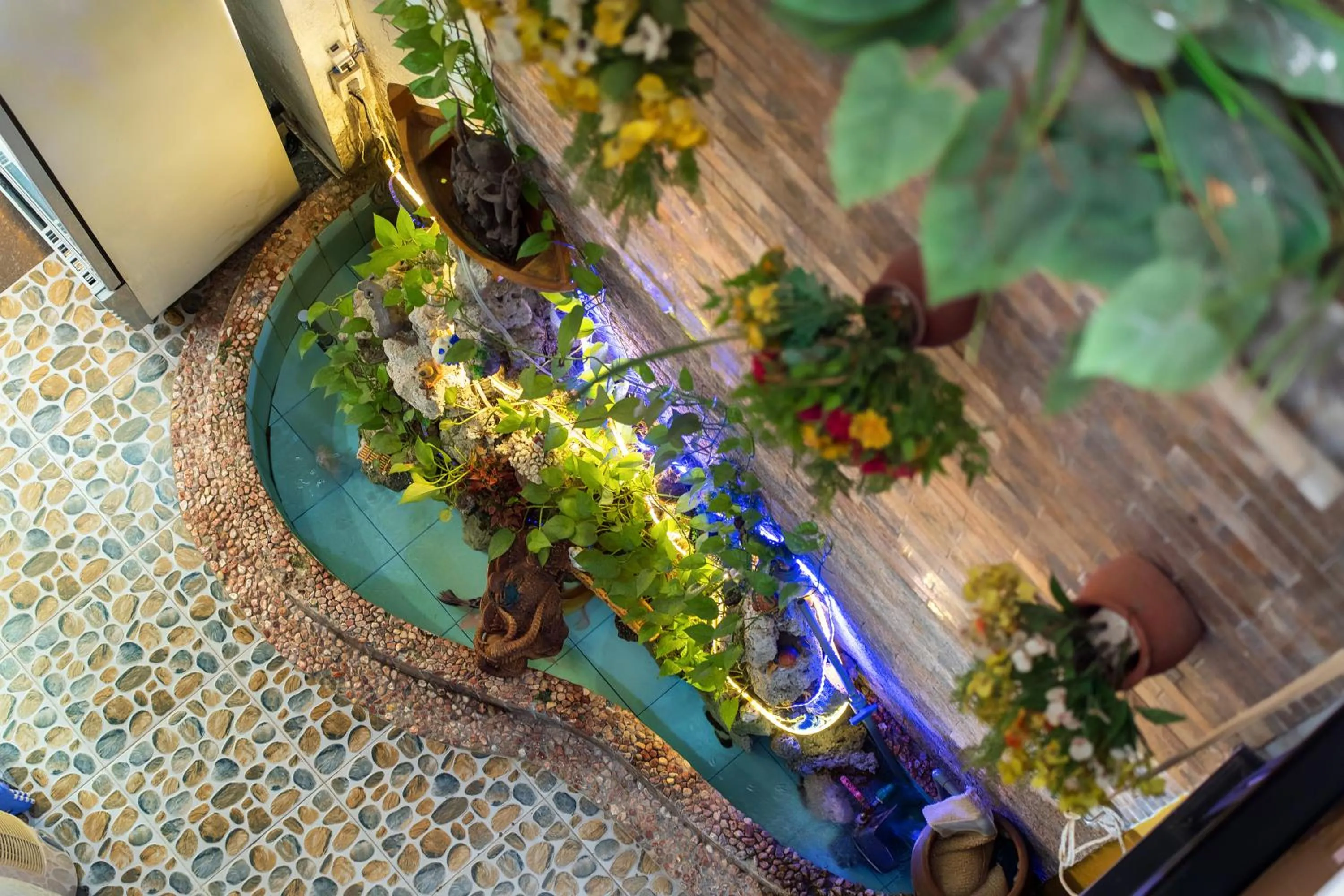 Balcony/Terrace in Golden Bell Homestay