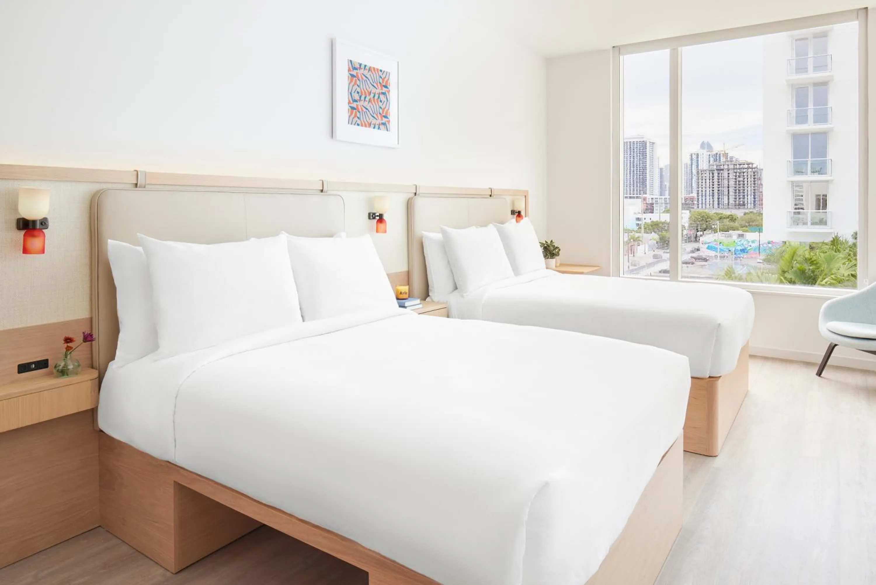 Bed in Arlo Wynwood Miami