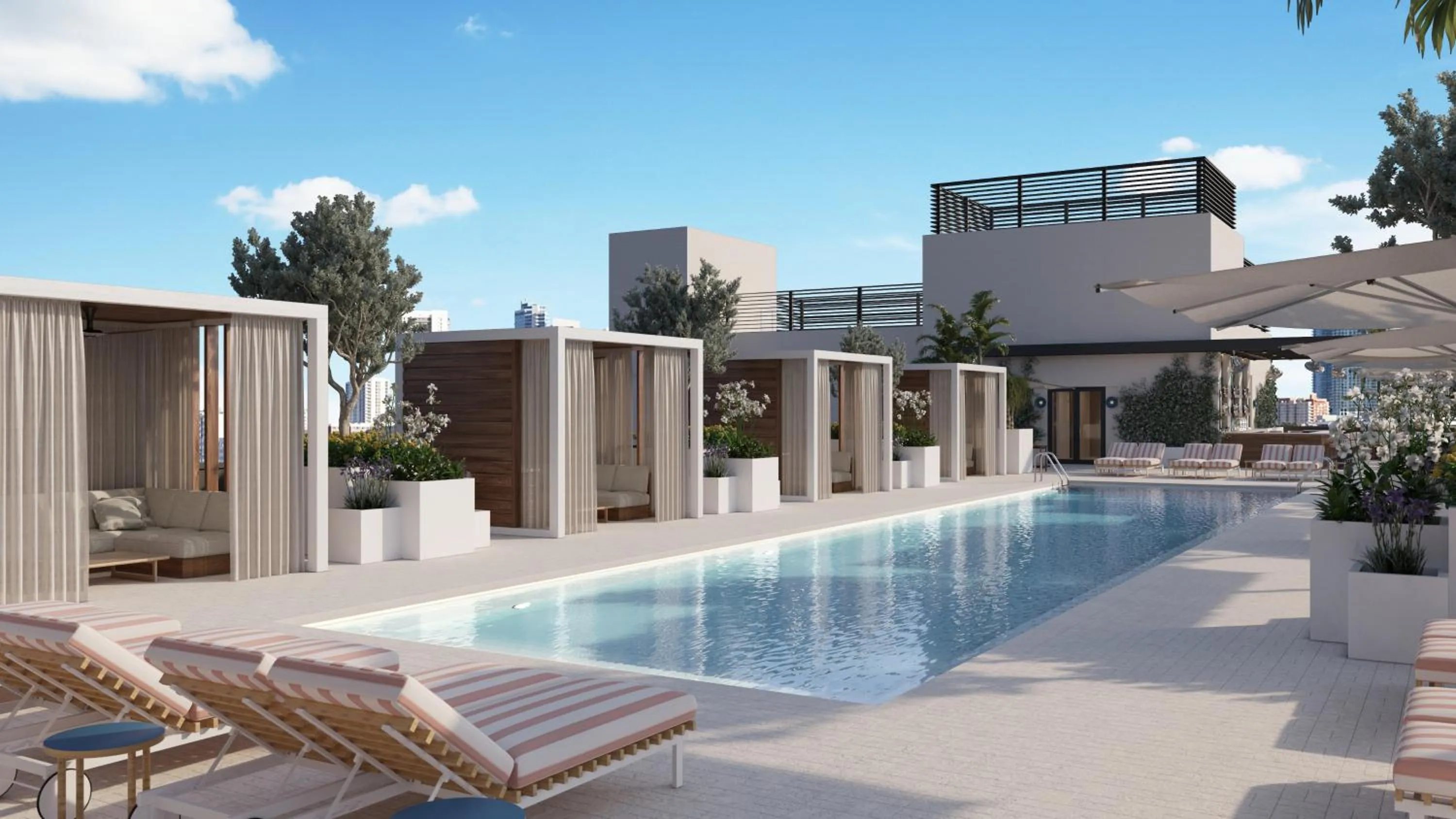 Swimming pool in Arlo Wynwood Miami