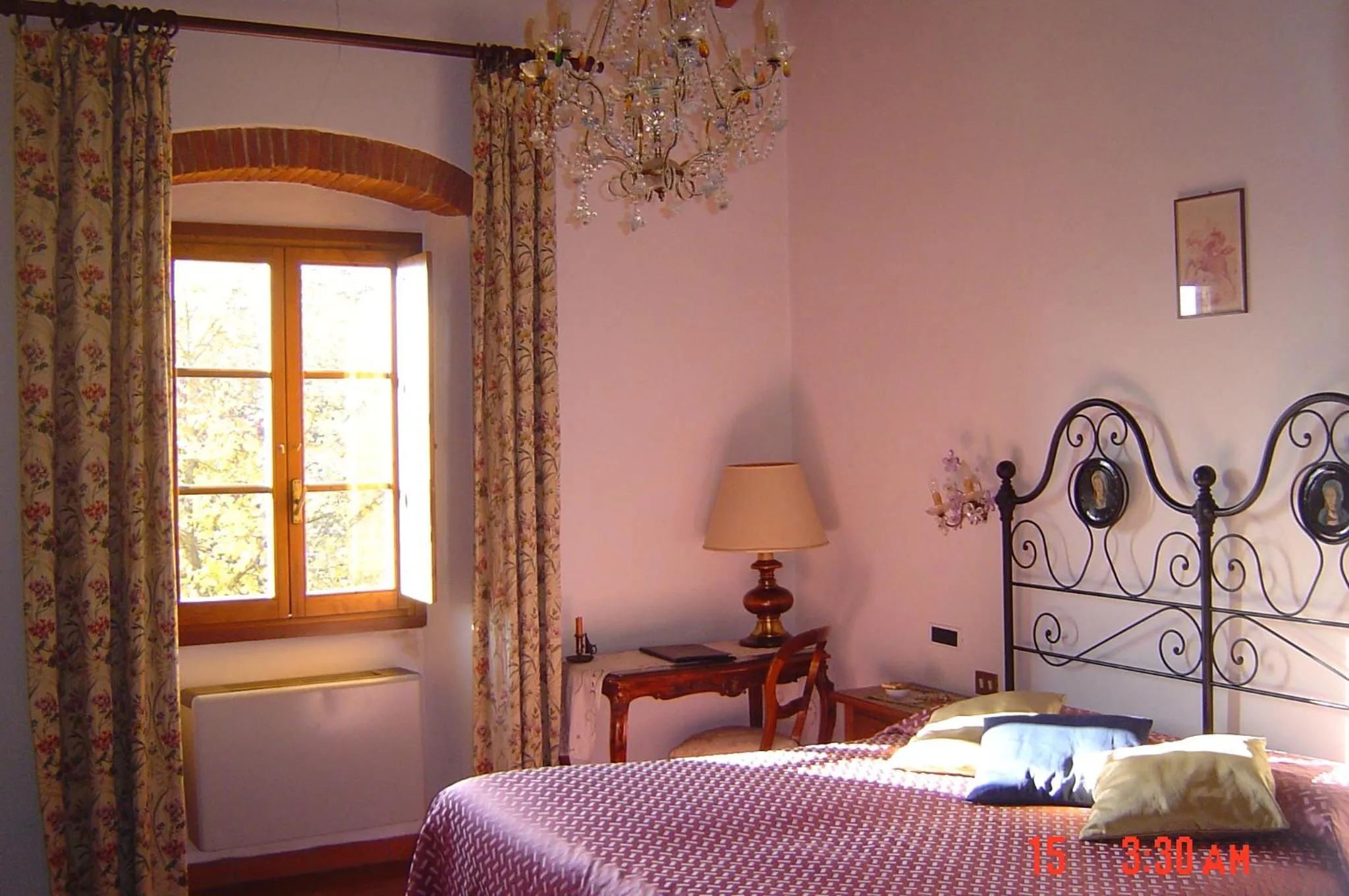 Garden view, Bed in Villa Rigacci