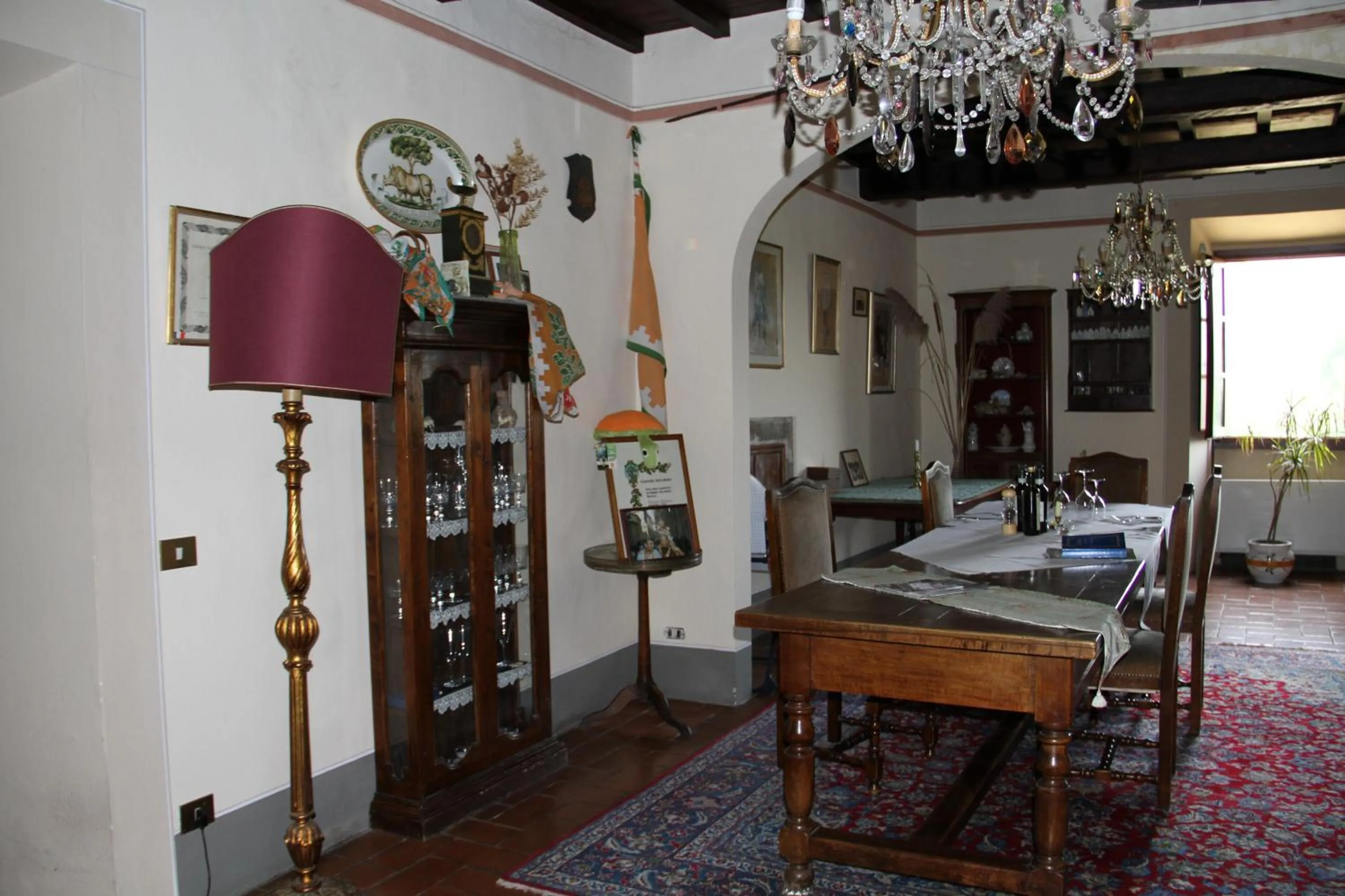 Living room in Villa Rigacci
