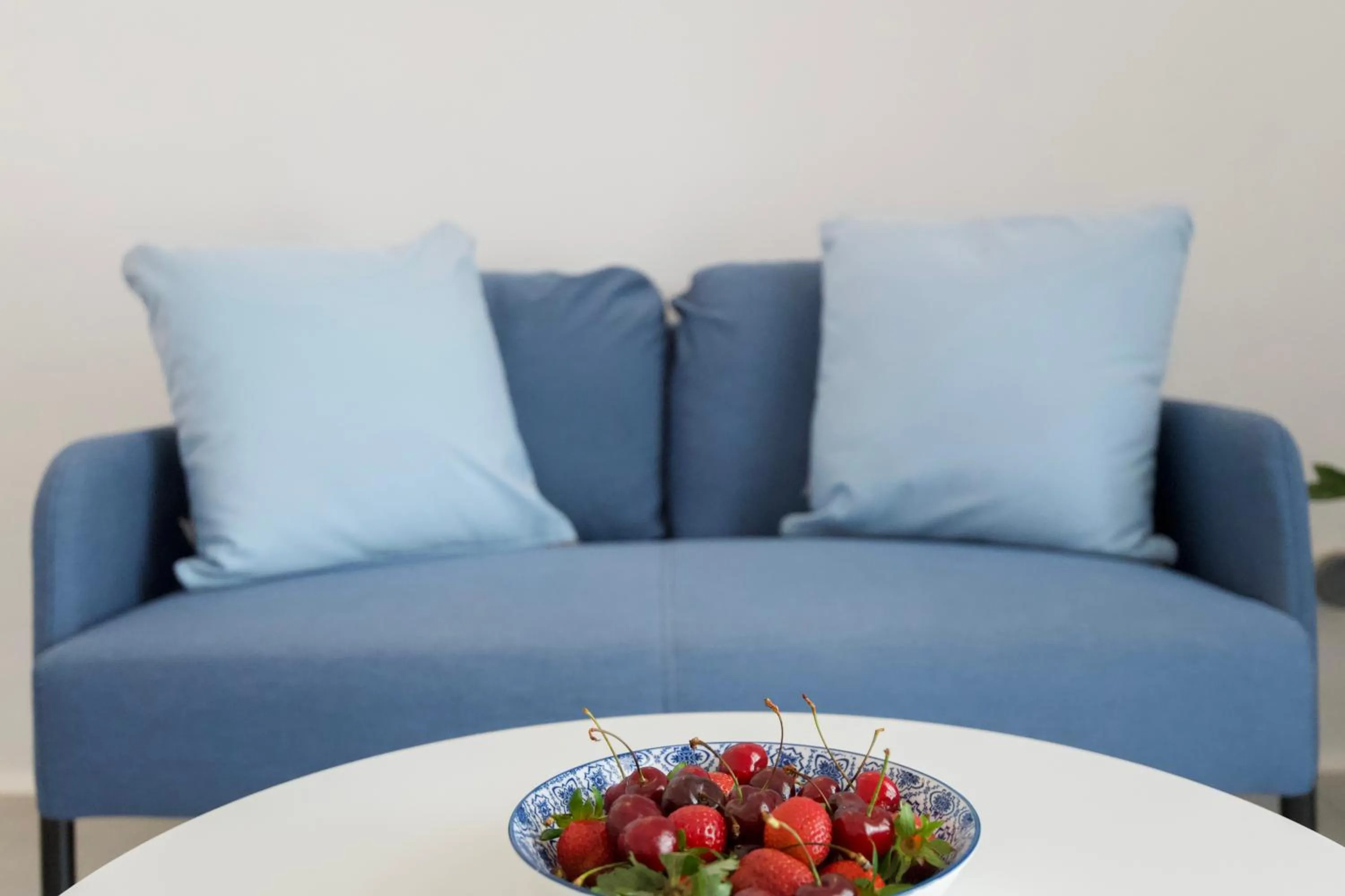 Seating area in Alexander Suites