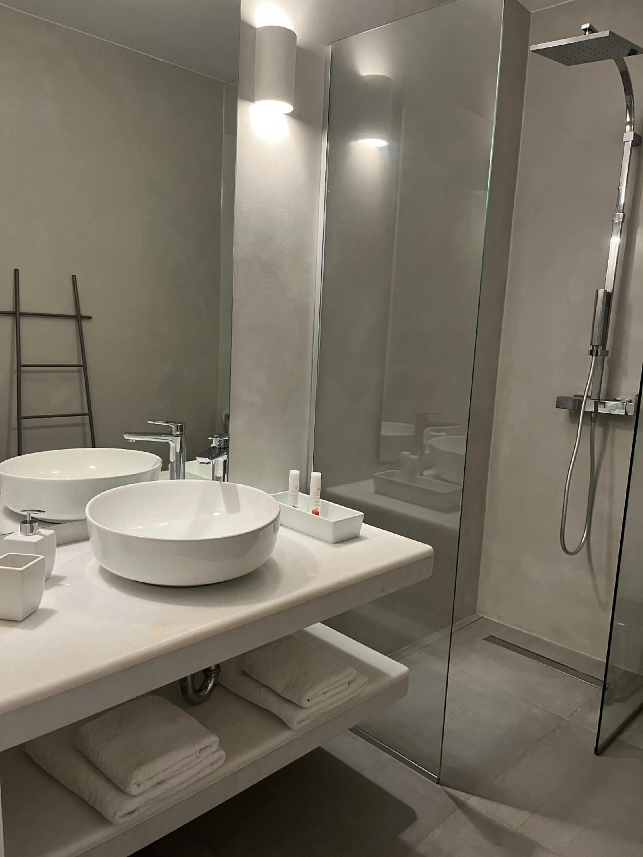 Shower in Alexander Suites