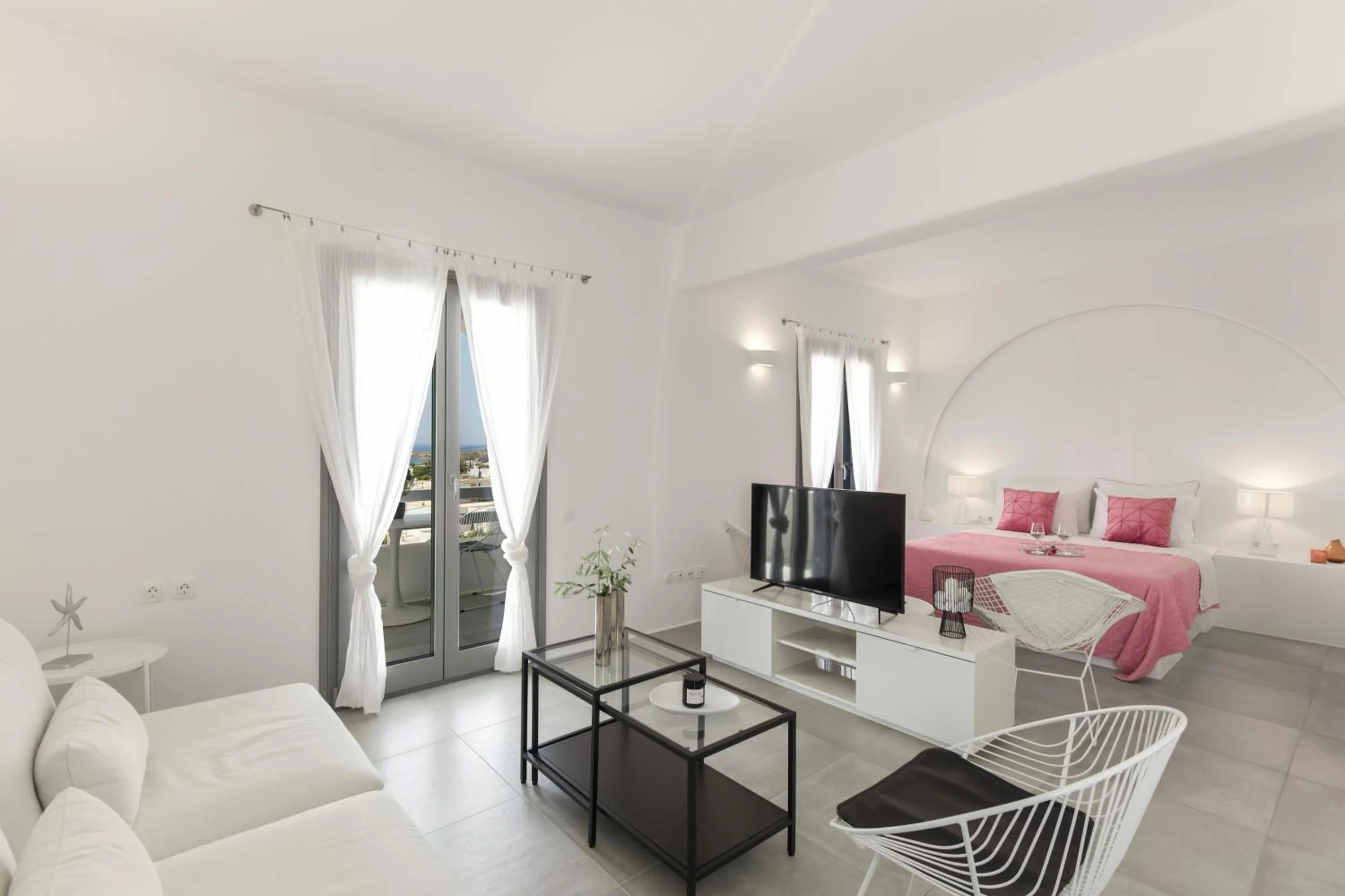 Bedroom in Alexander Suites