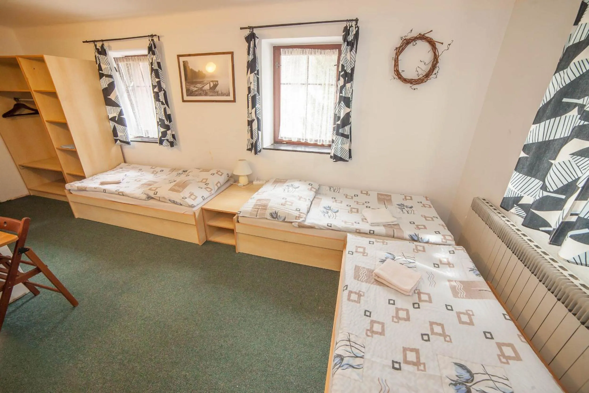 Bed in Horská chata Hubert