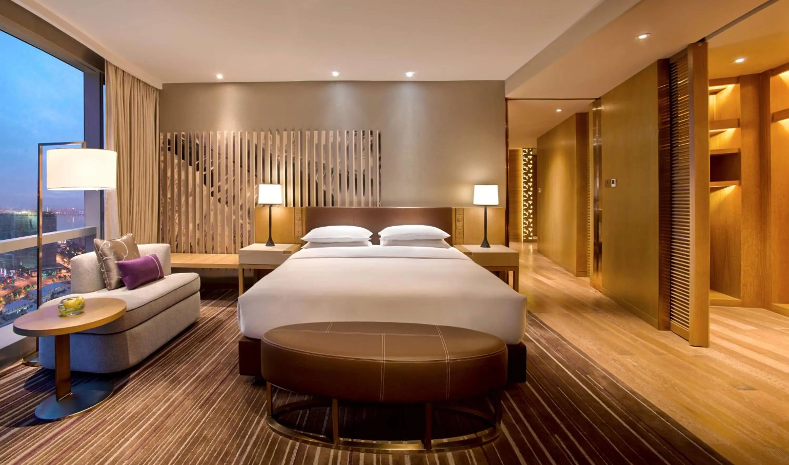 Photo of the whole room, Bed in Hyatt Regency Suzhou