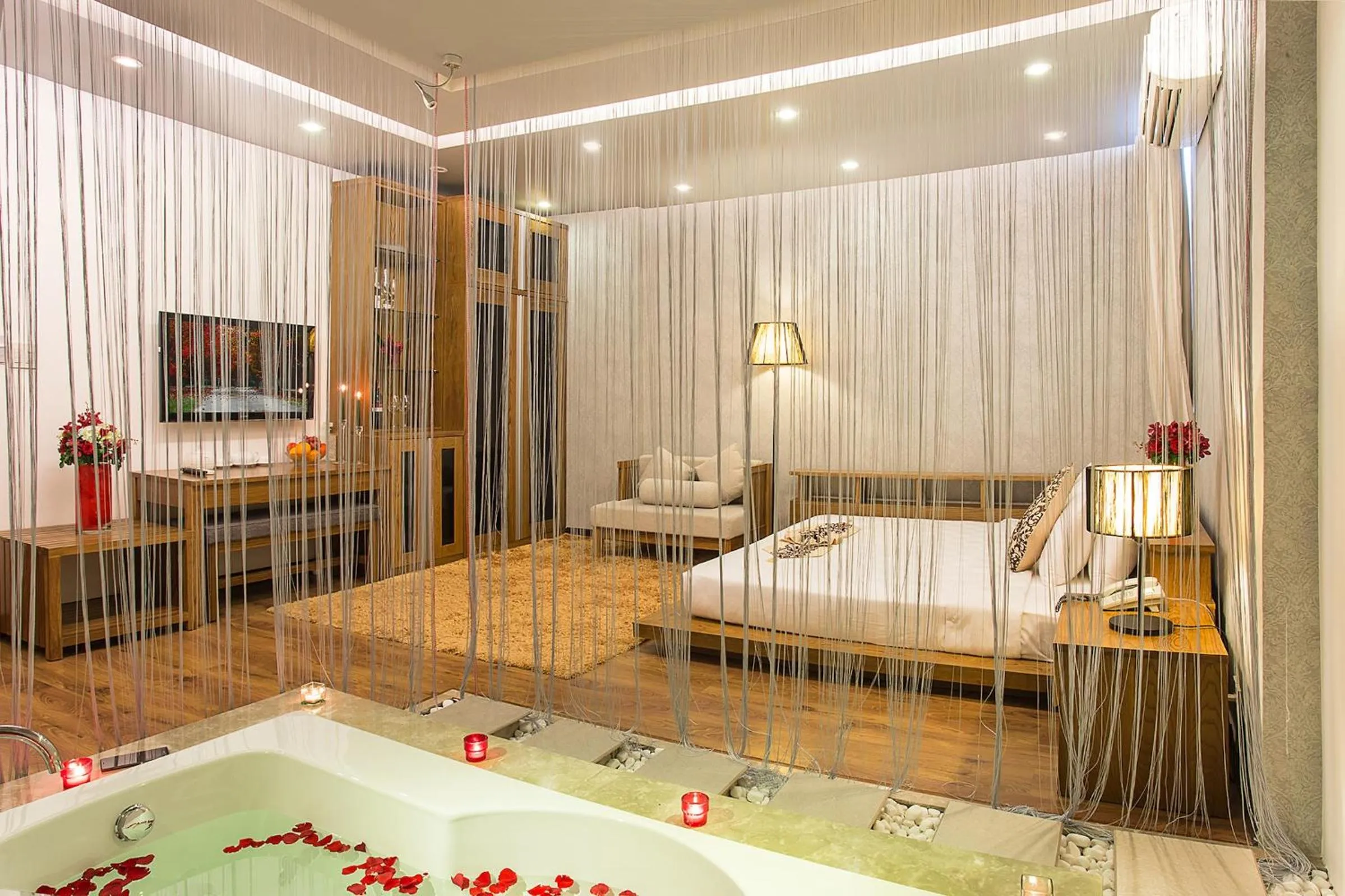 Bed in Valentine Hotel