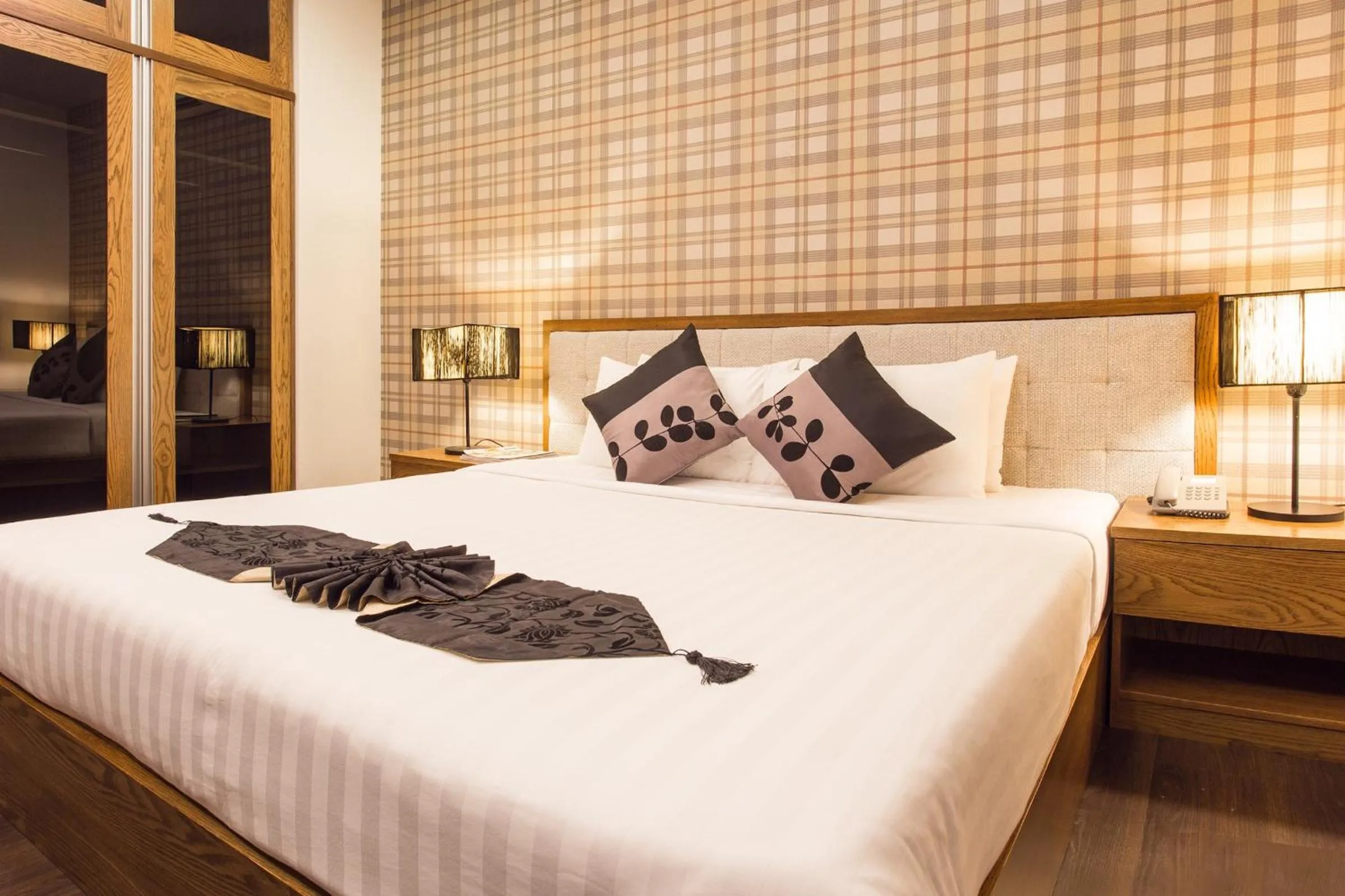 Bed in Valentine Hotel