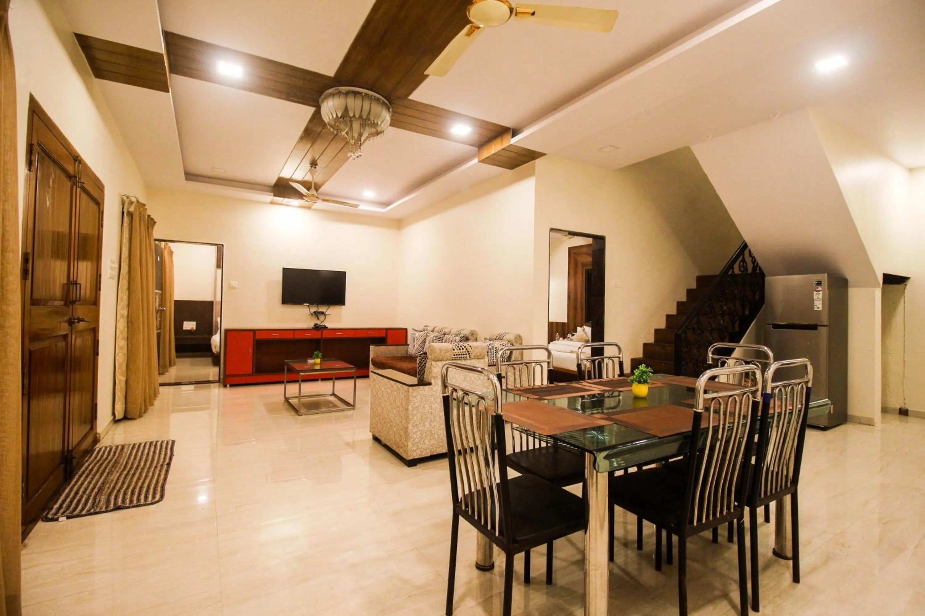 Living room in SHARDUL HERITAGE THE RESORT