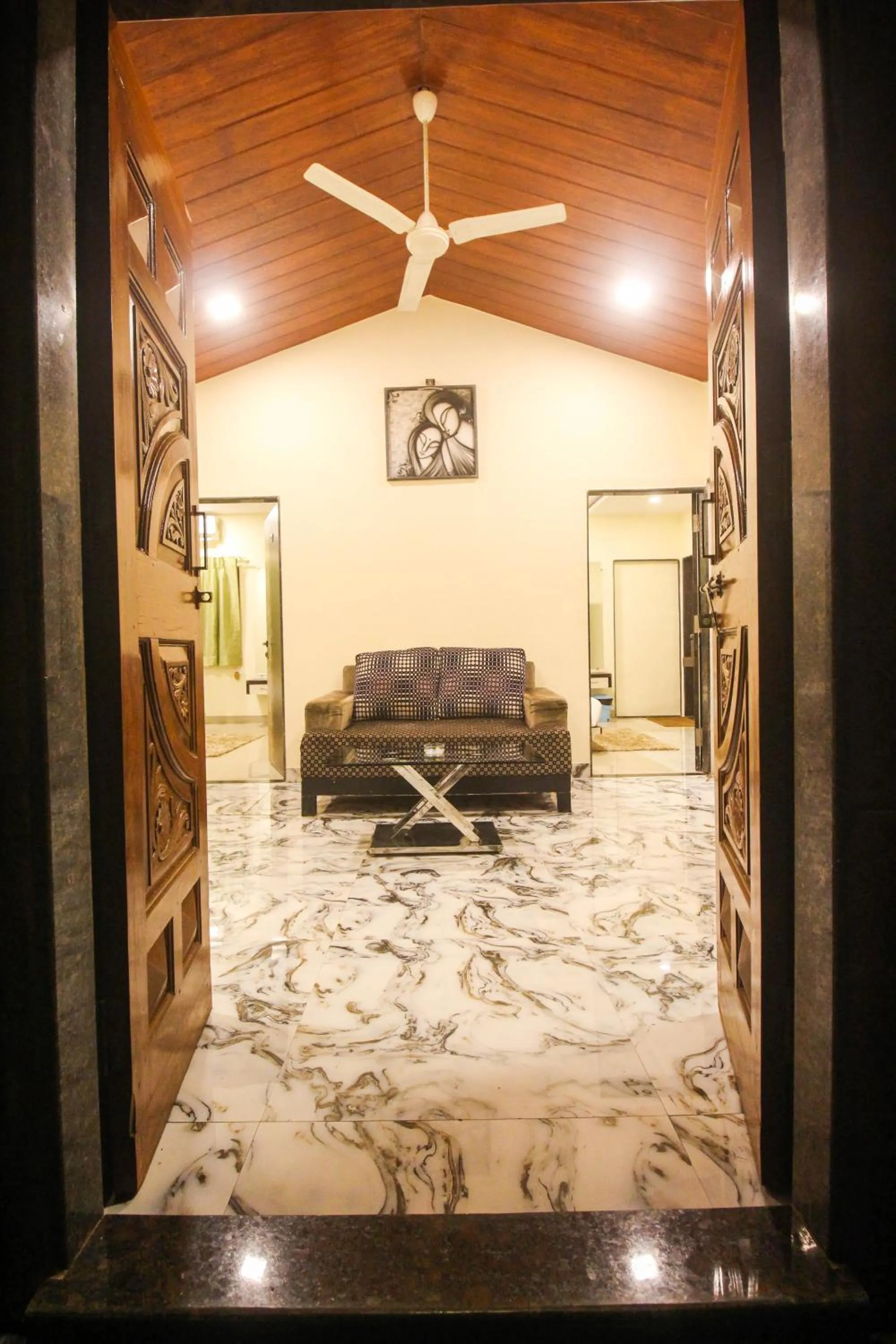 Living room in SHARDUL HERITAGE THE RESORT