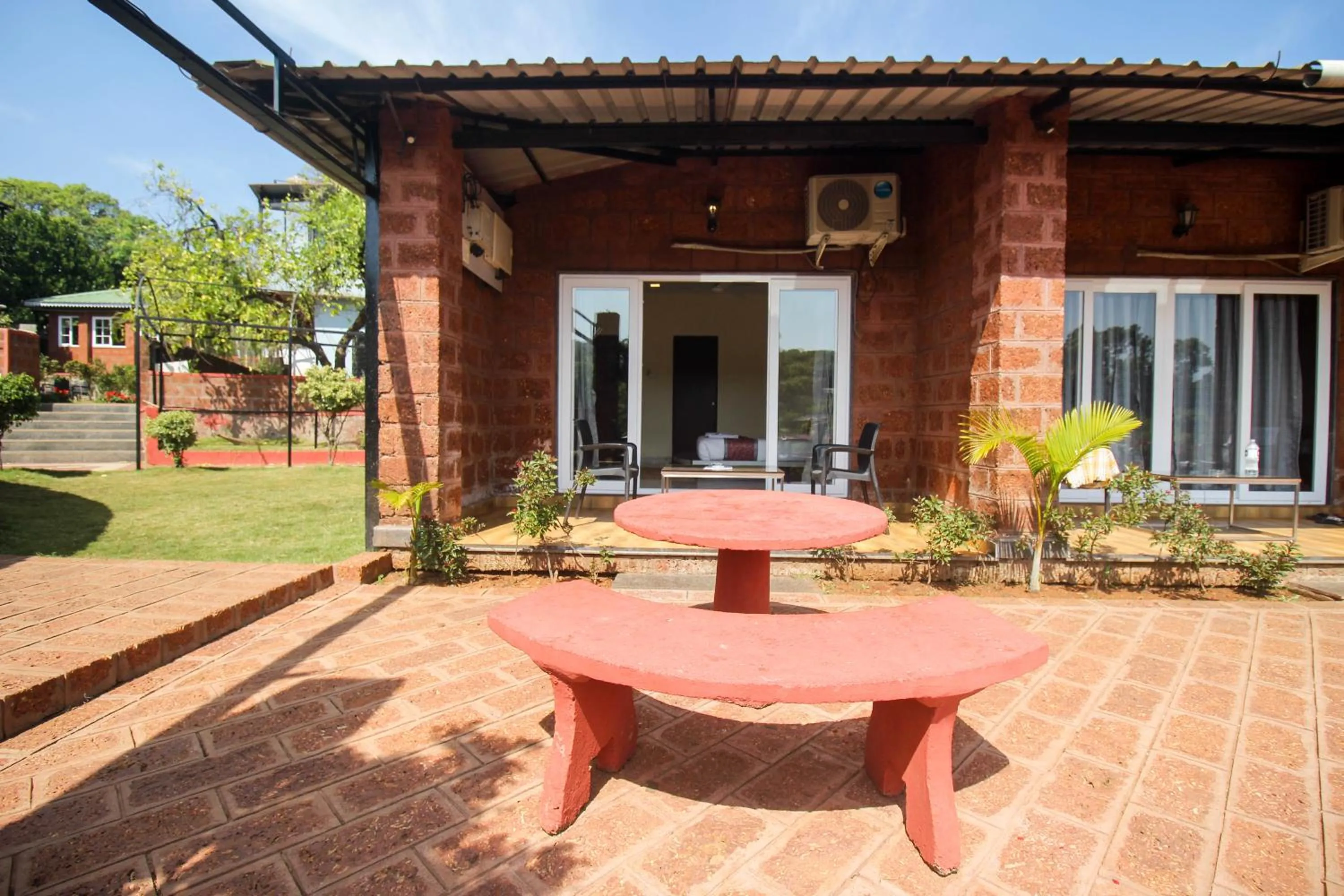 Patio in SHARDUL HERITAGE THE RESORT