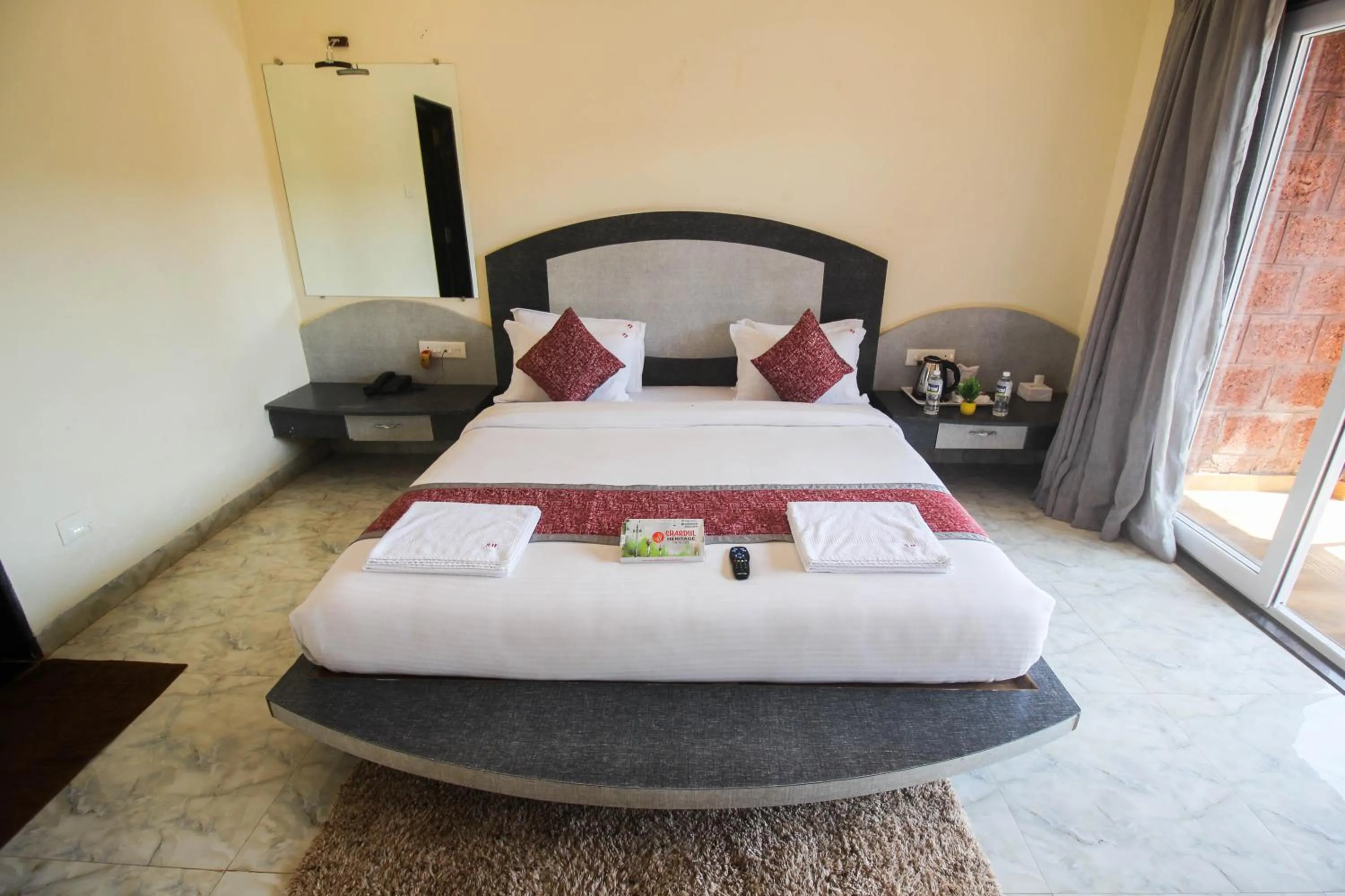 Bedroom, Bed in SHARDUL HERITAGE THE RESORT