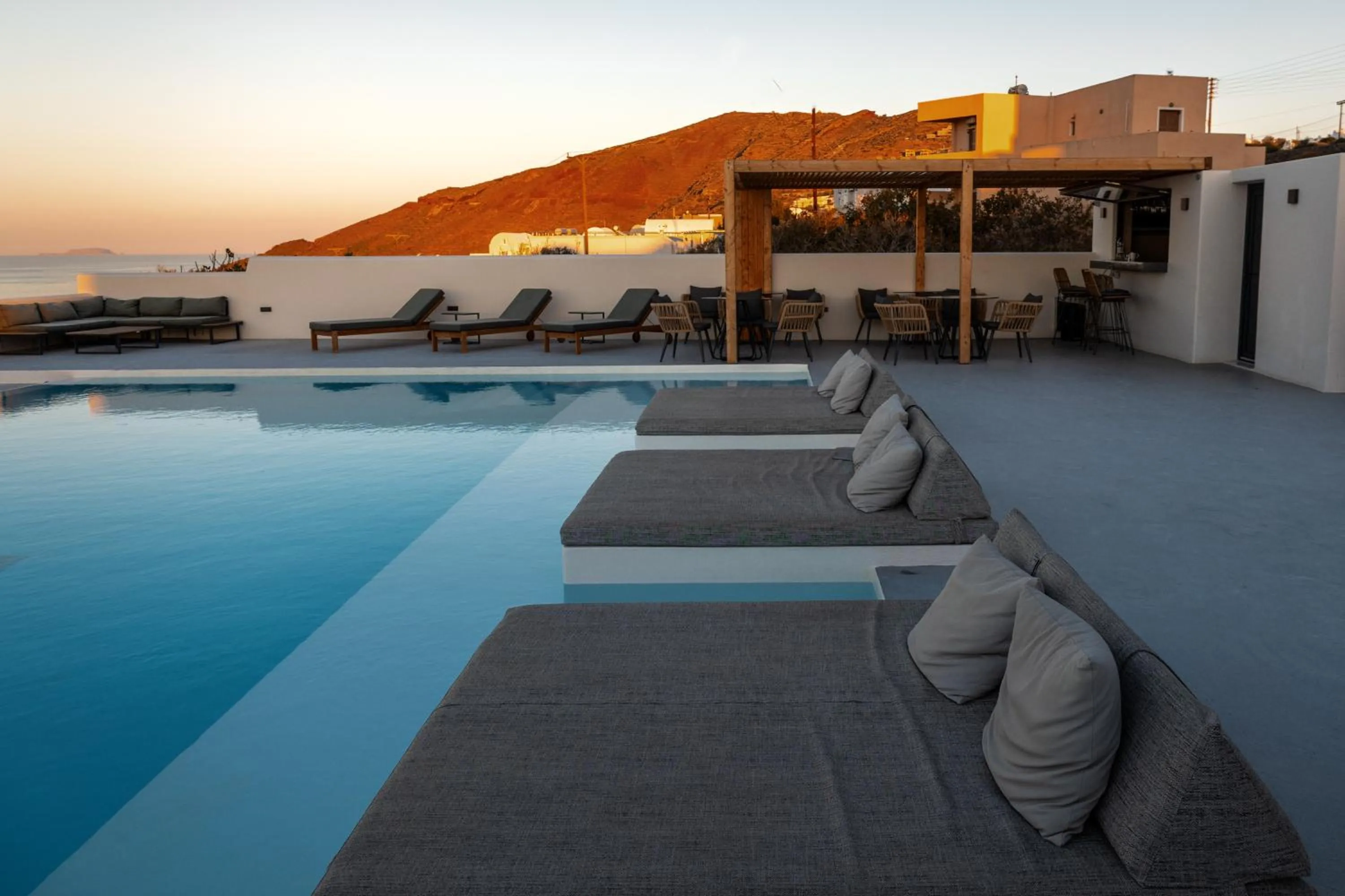 Swimming pool in North Wind Luxury Suites