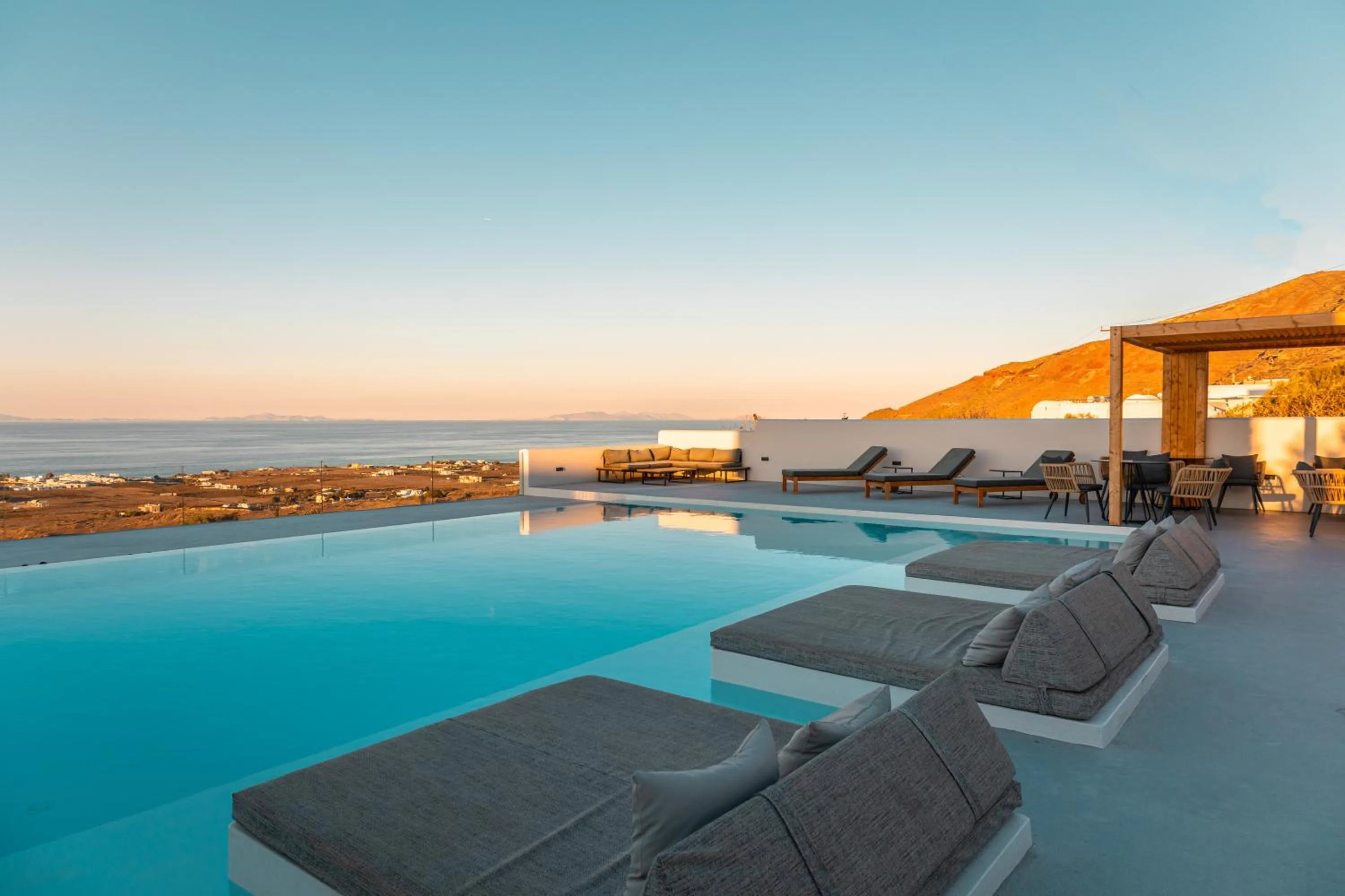 Swimming pool in North Wind Luxury Suites