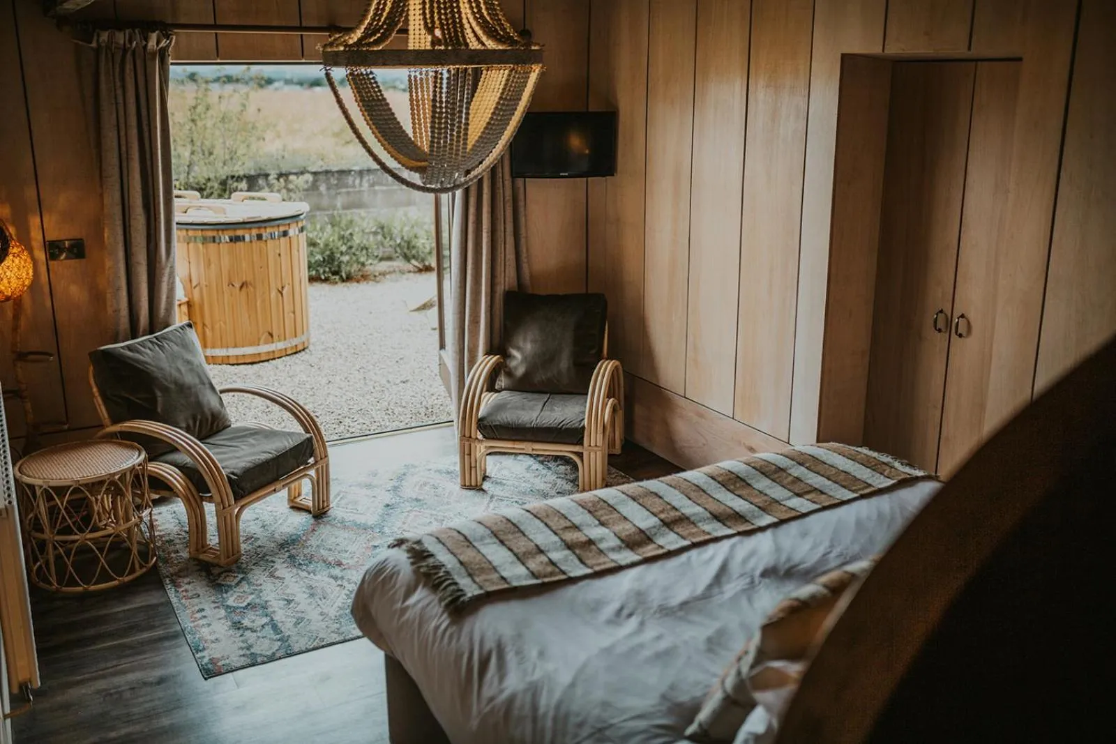 View (from property/room), Bed in Runa Farm