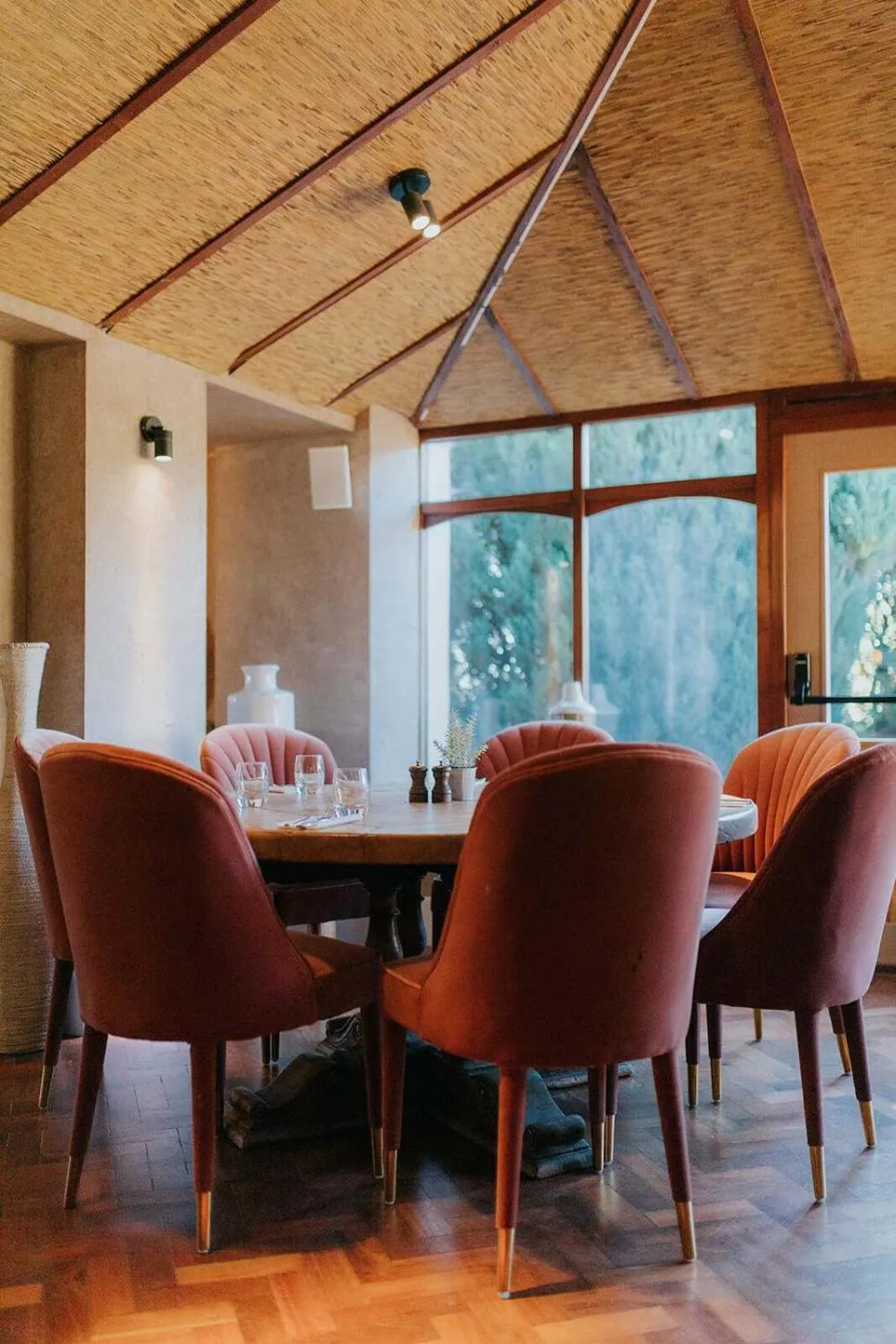 Dining area in Runa Farm