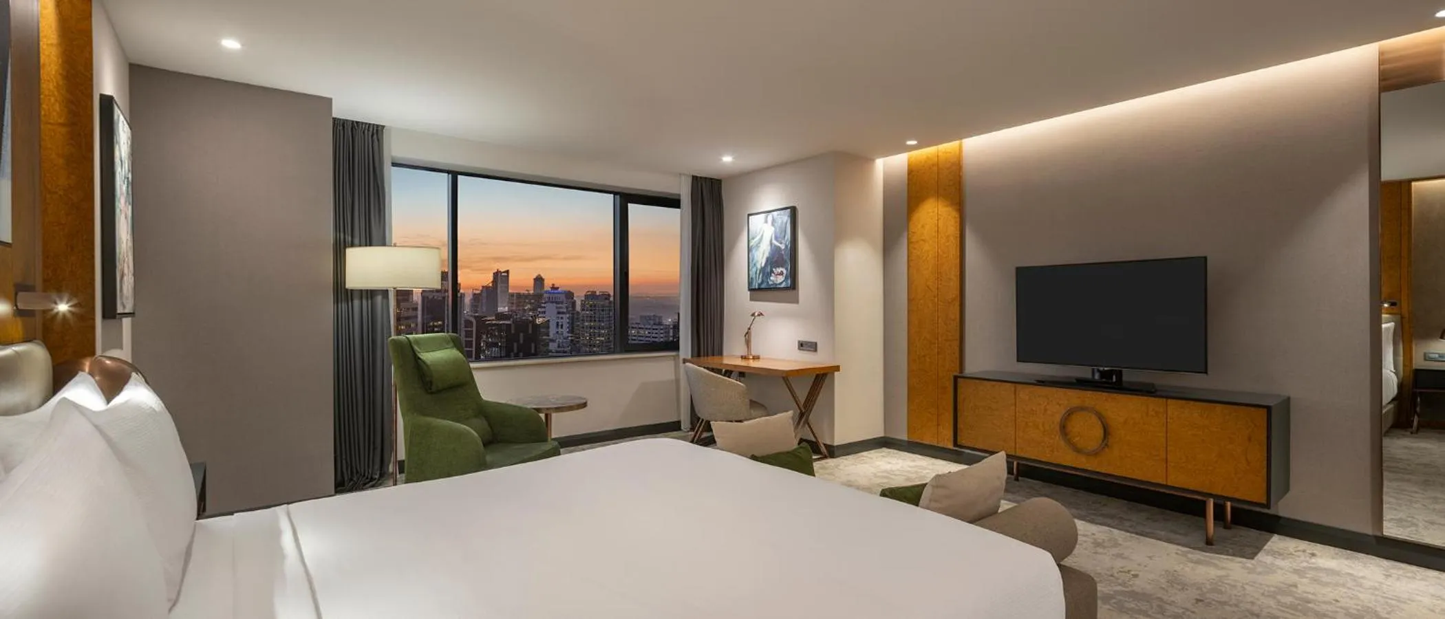 Coffee/tea facilities, Bed in Hilton Istanbul Maslak