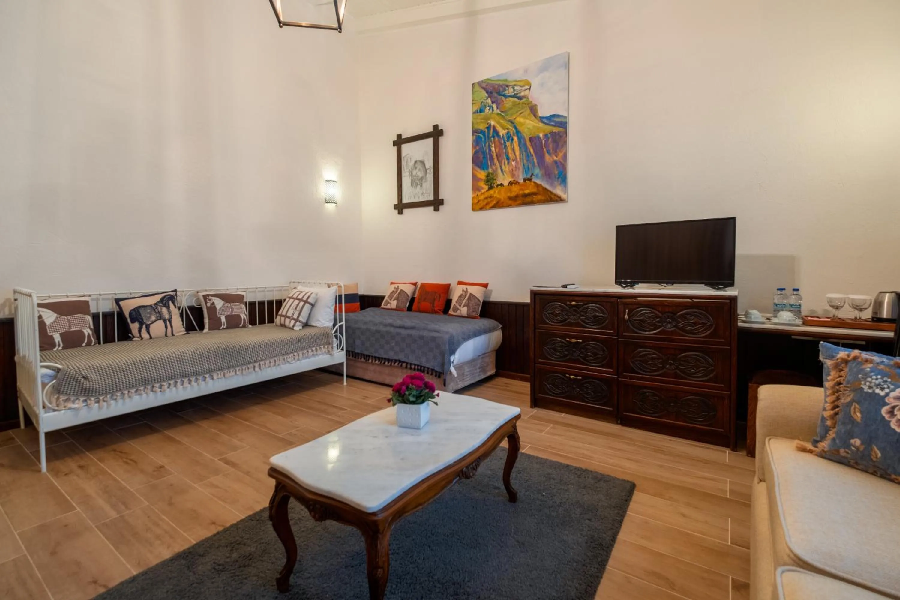 Living room in Hotel Berke Ranch&Nature