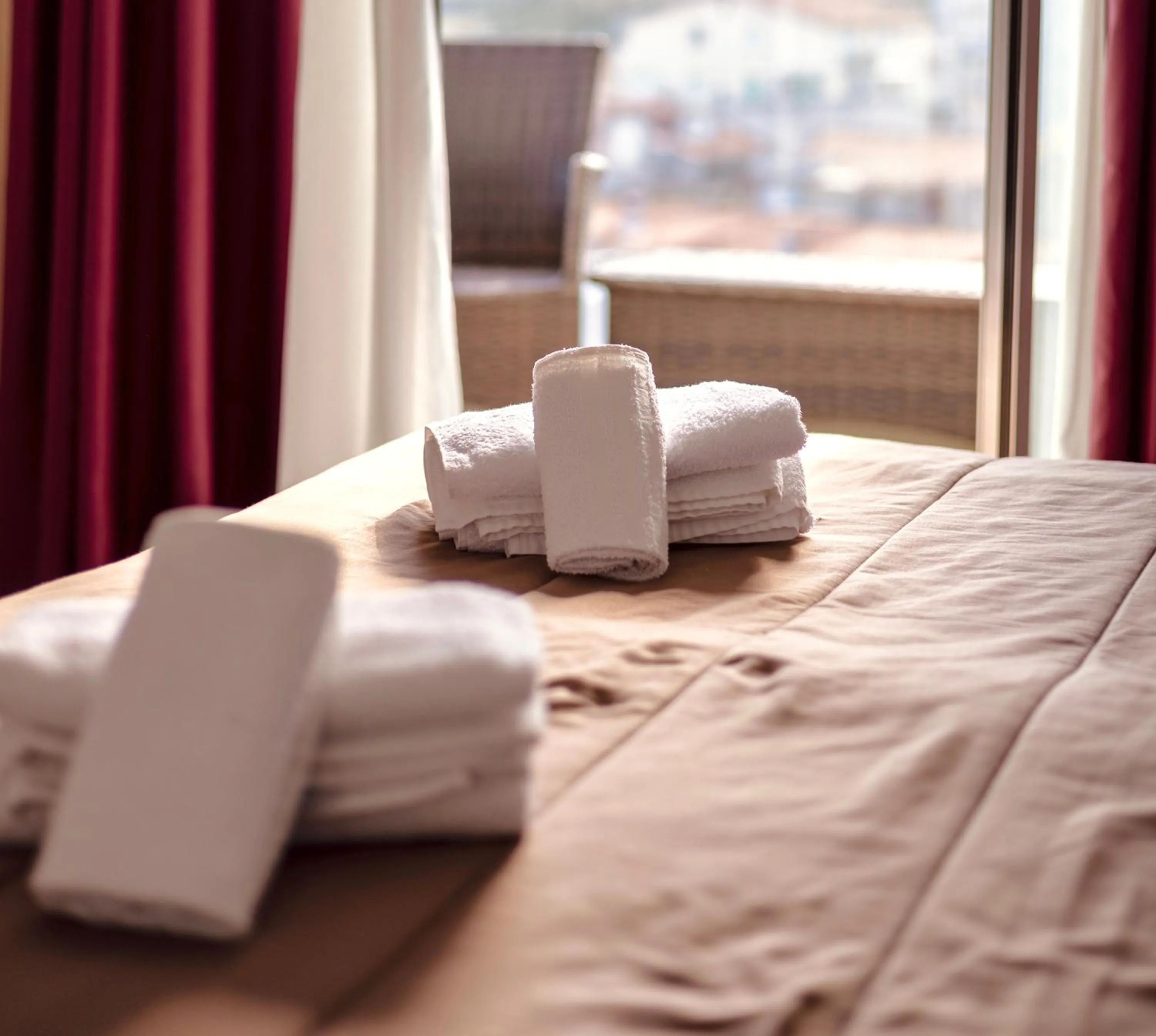 Bed in Hotel Felicioni