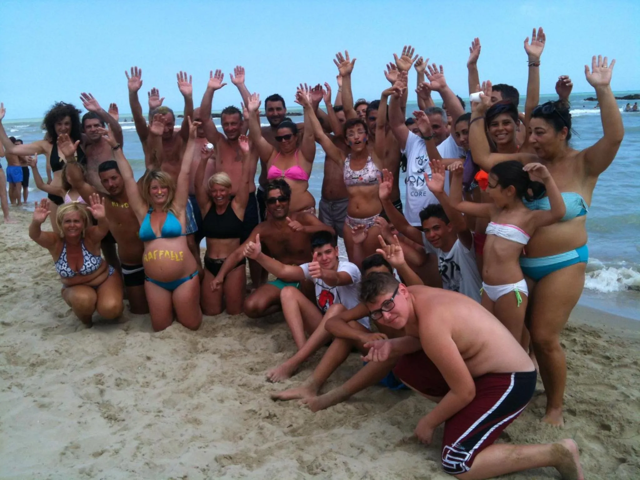 group of guests in Hotel Felicioni