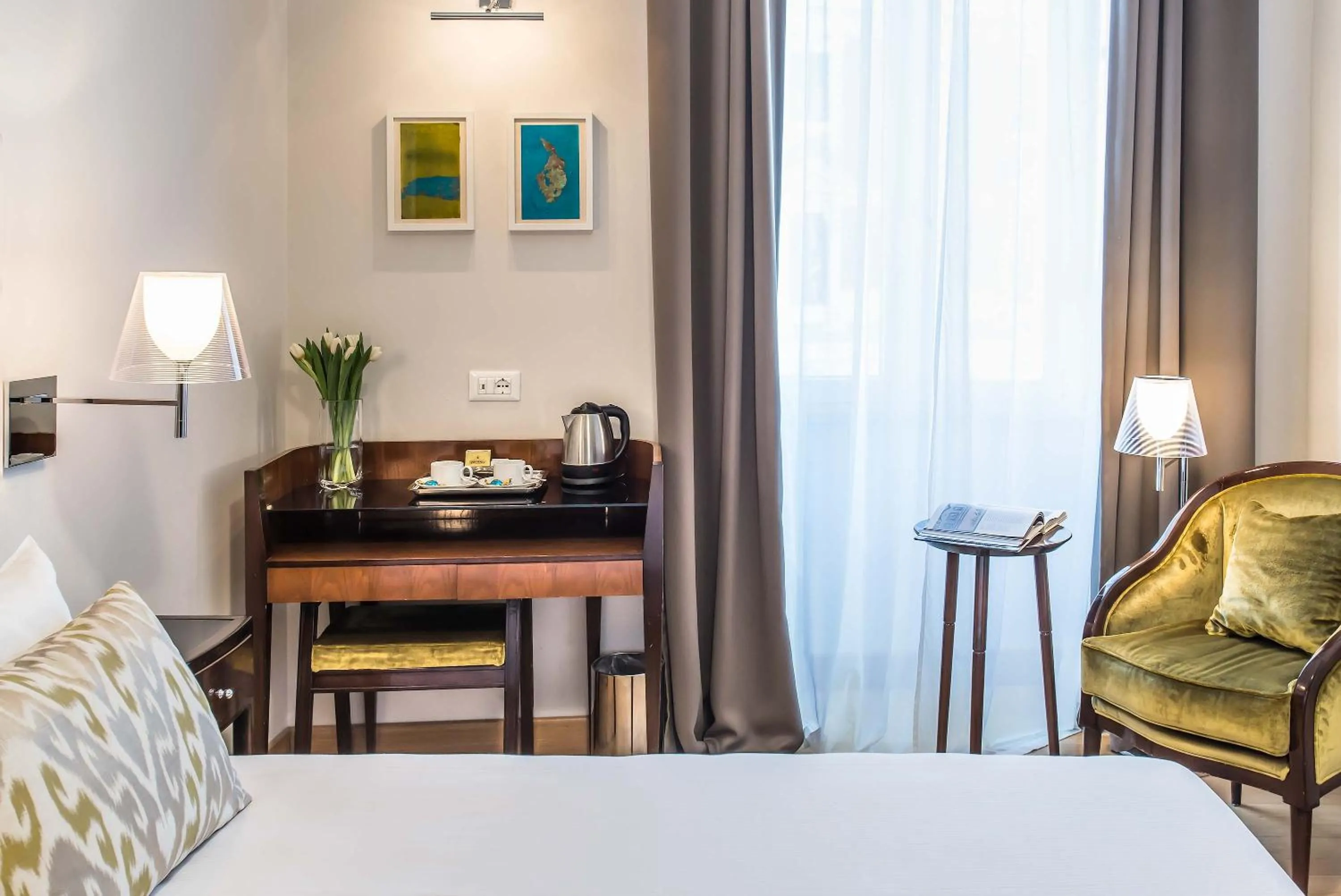 Coffee/tea facilities, Bed in Relais Rione Ponte