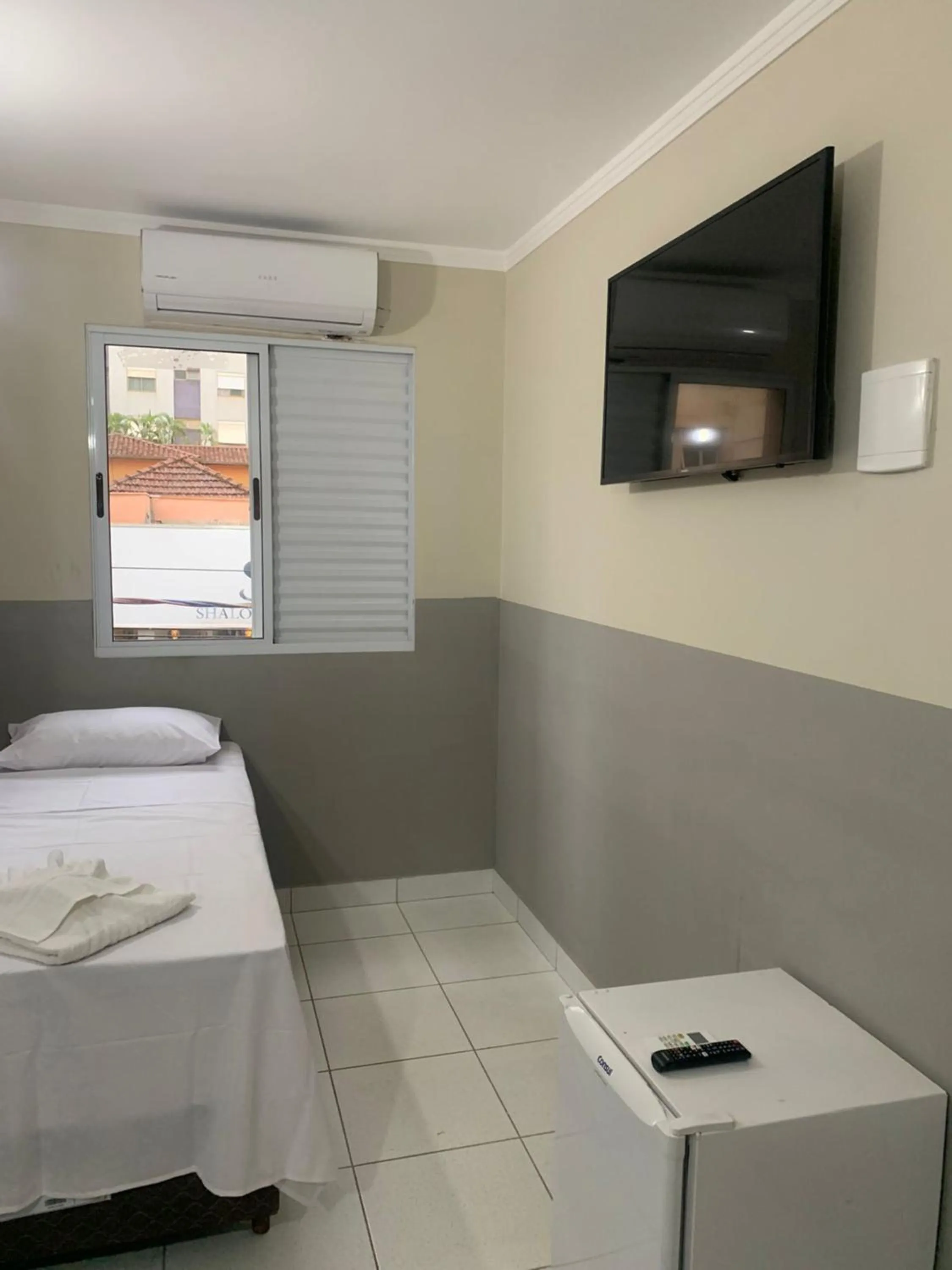 Bed in Hotel Barão Ribeirão