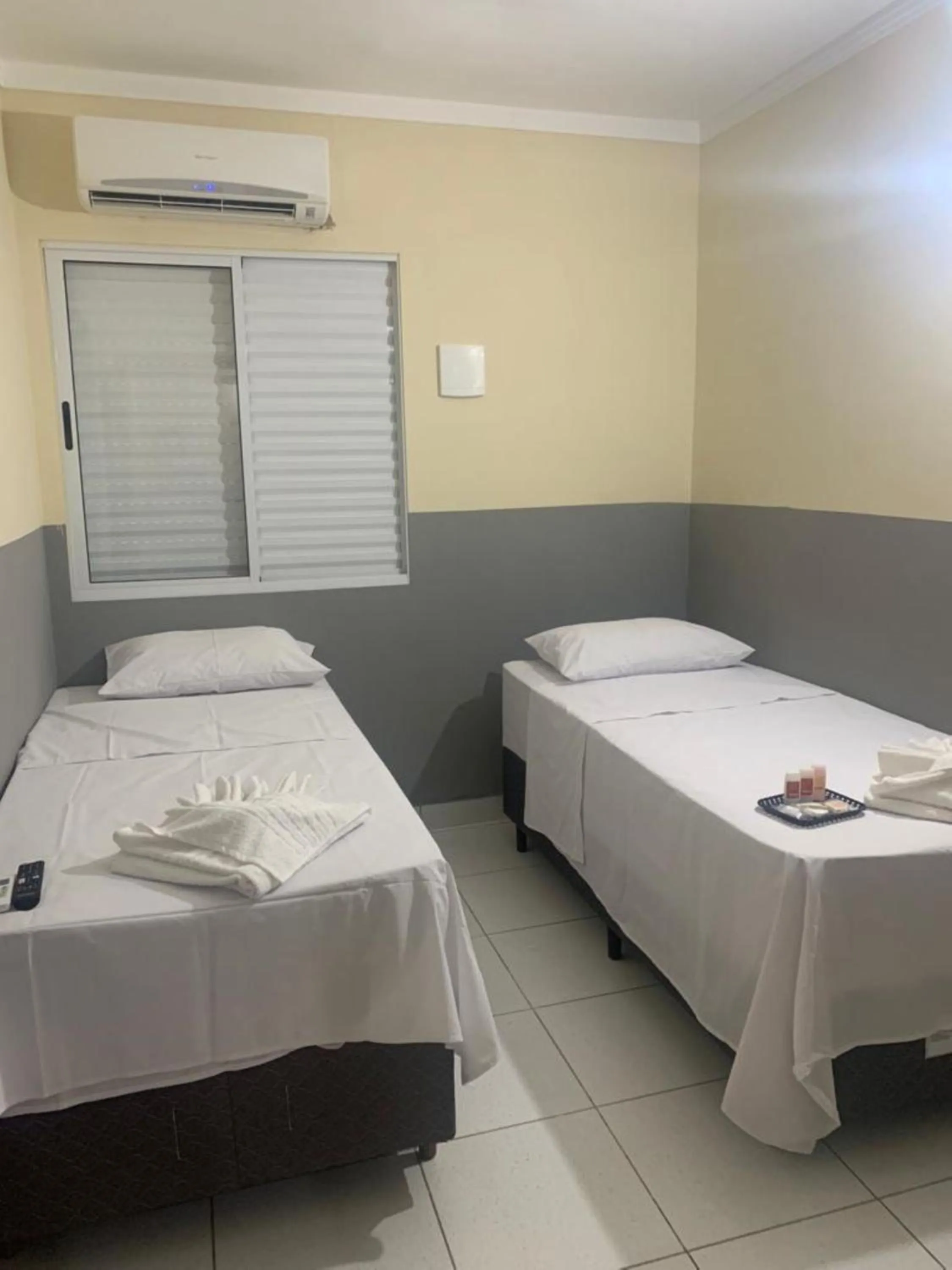 Bed in Hotel Barão Ribeirão