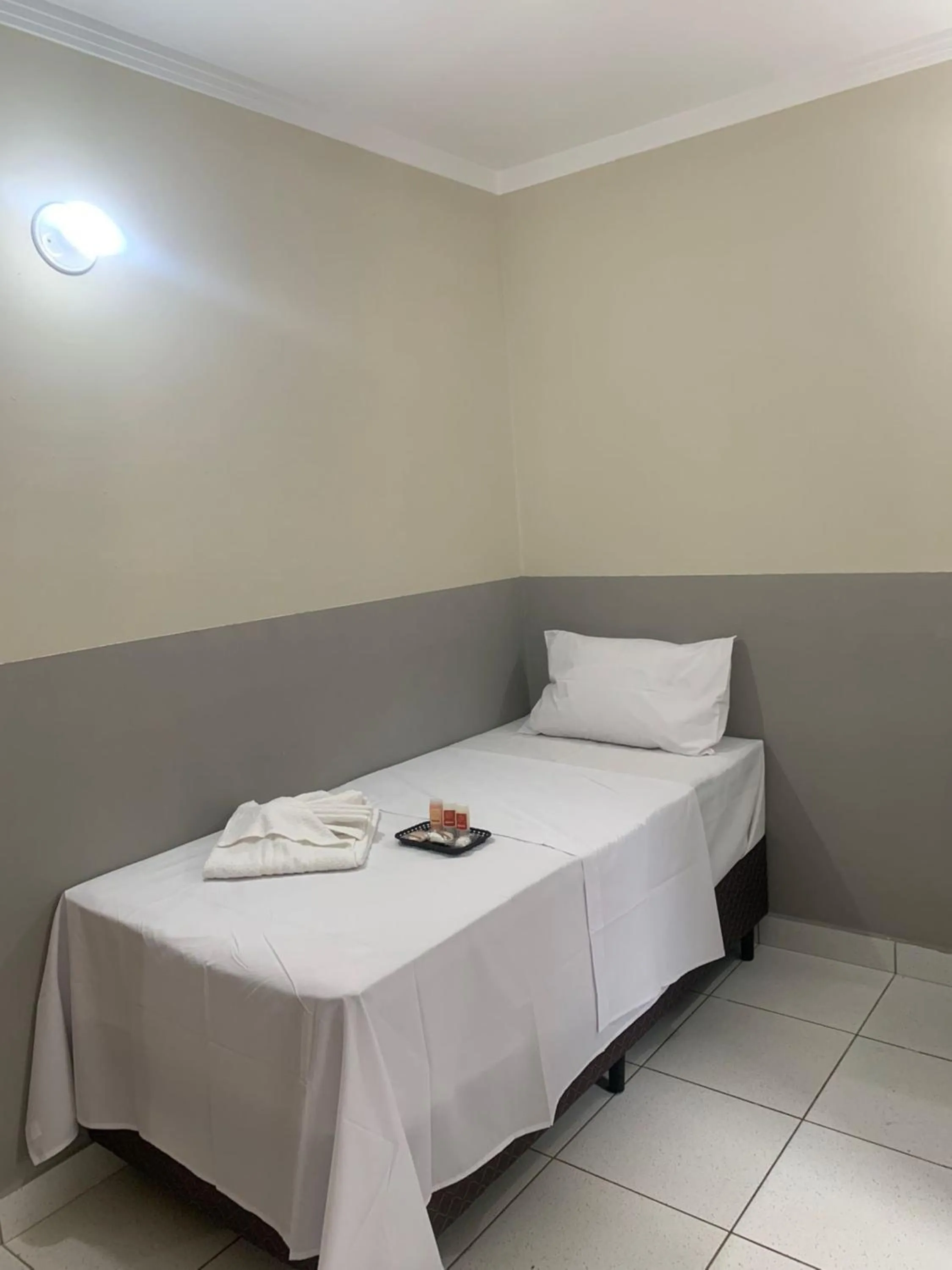 Bed in Hotel Barão Ribeirão