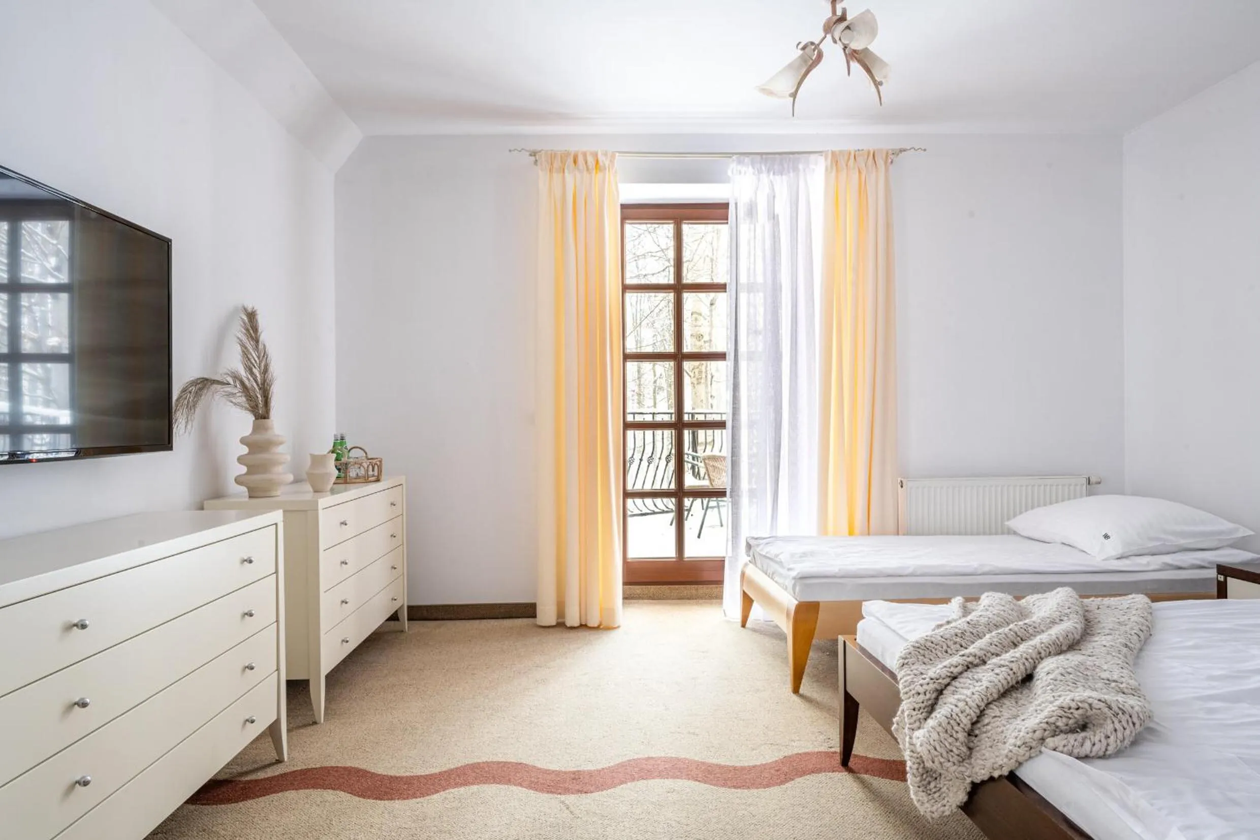 Balcony/Terrace, Bed in Willa Bór