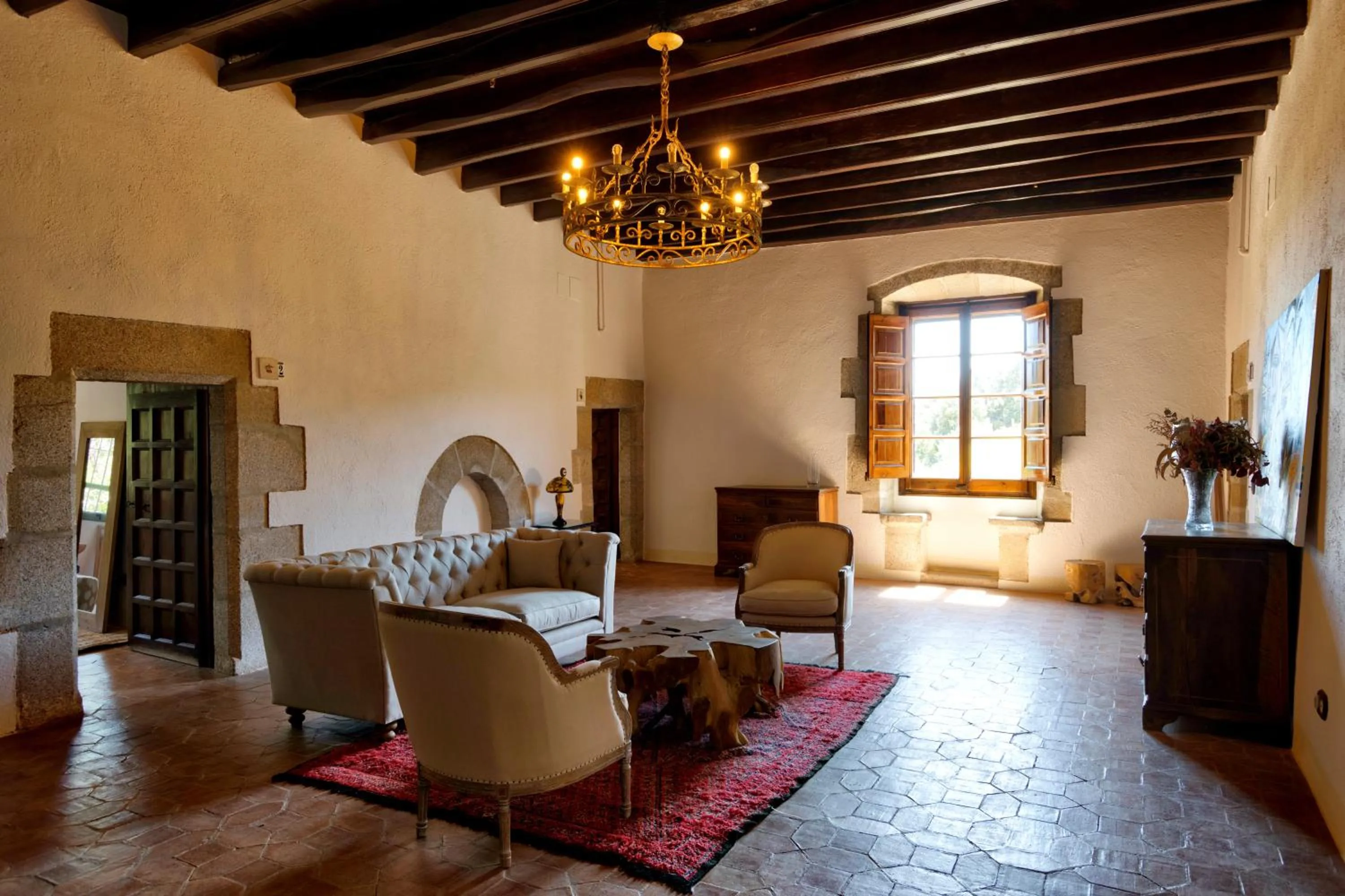 Living room in La Mer Hotel