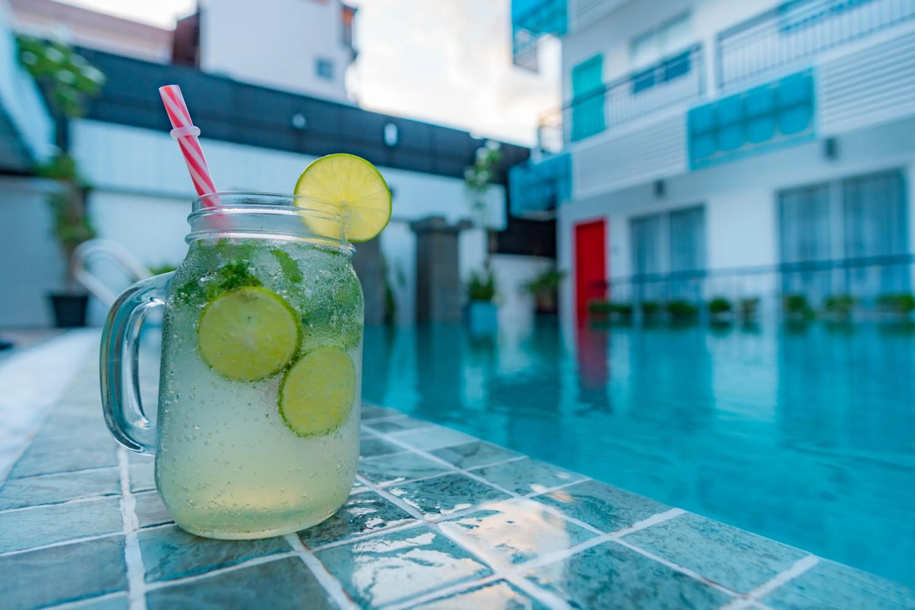 Alcoholic drinks in Glow Inn Siem Reap