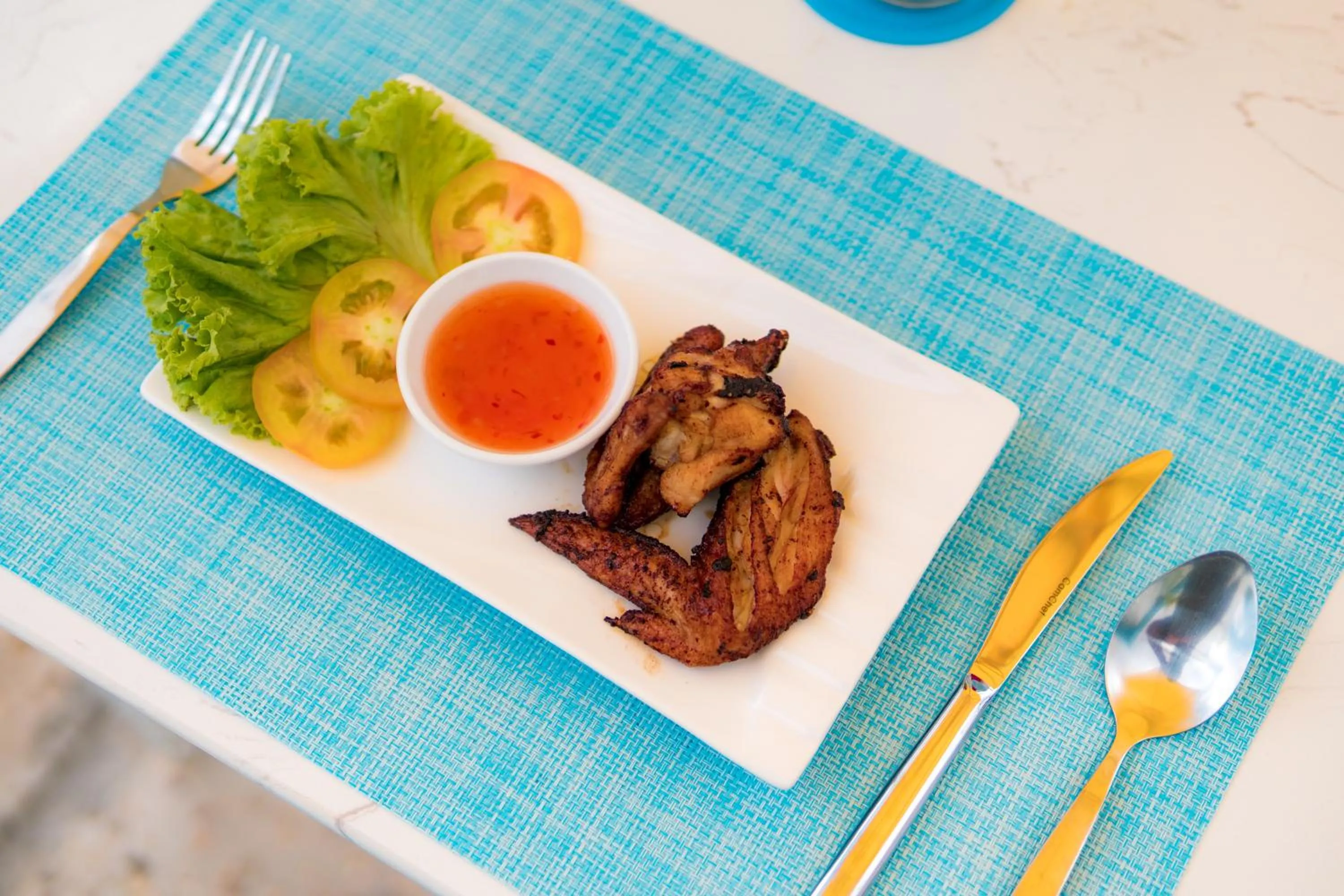 Food close-up in Glow Inn Siem Reap