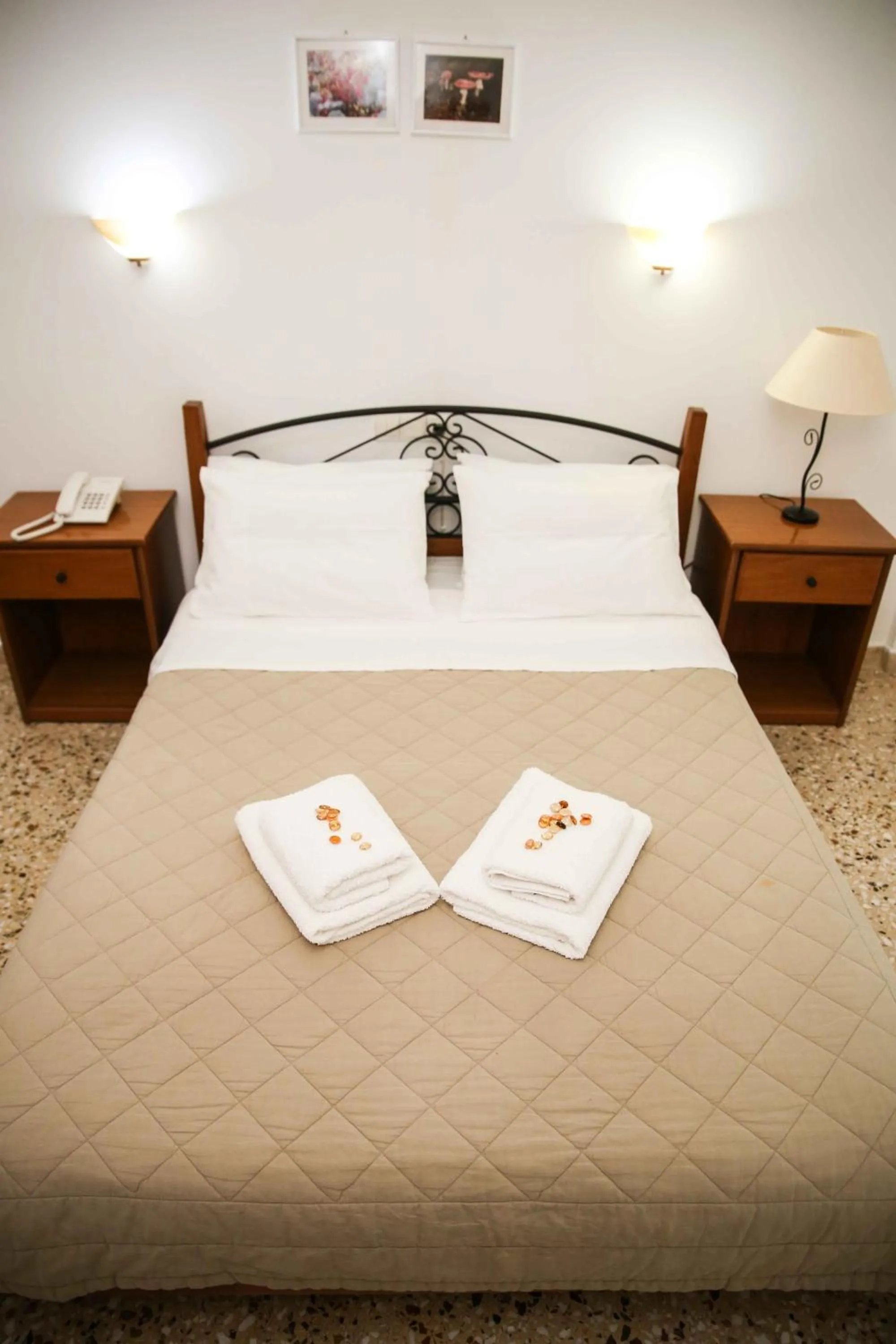 Decorative detail, Bed in Anixis Hotel