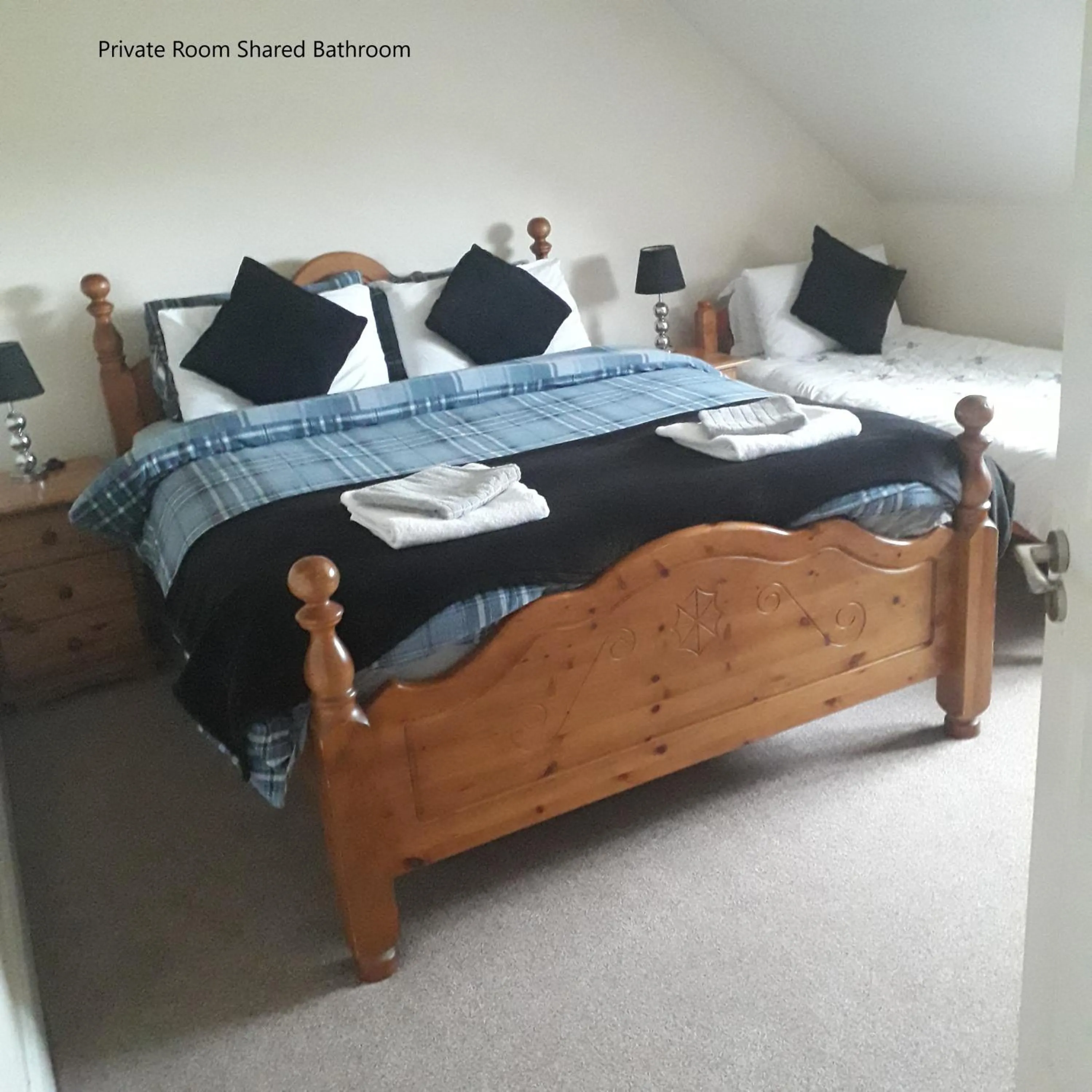 Bedroom, Bed in The Curragh Country House Accommodation