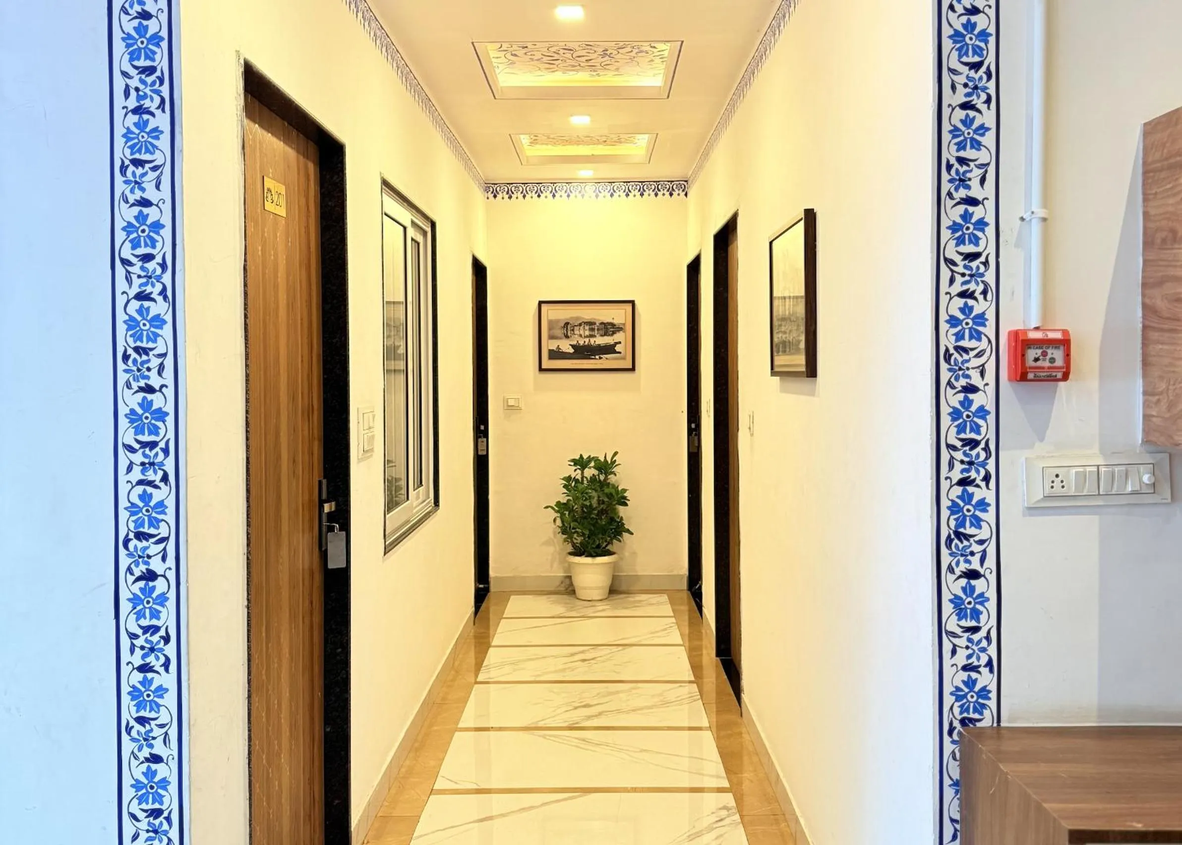 Lobby or reception in Hotel Haridas Haveli Udaipur