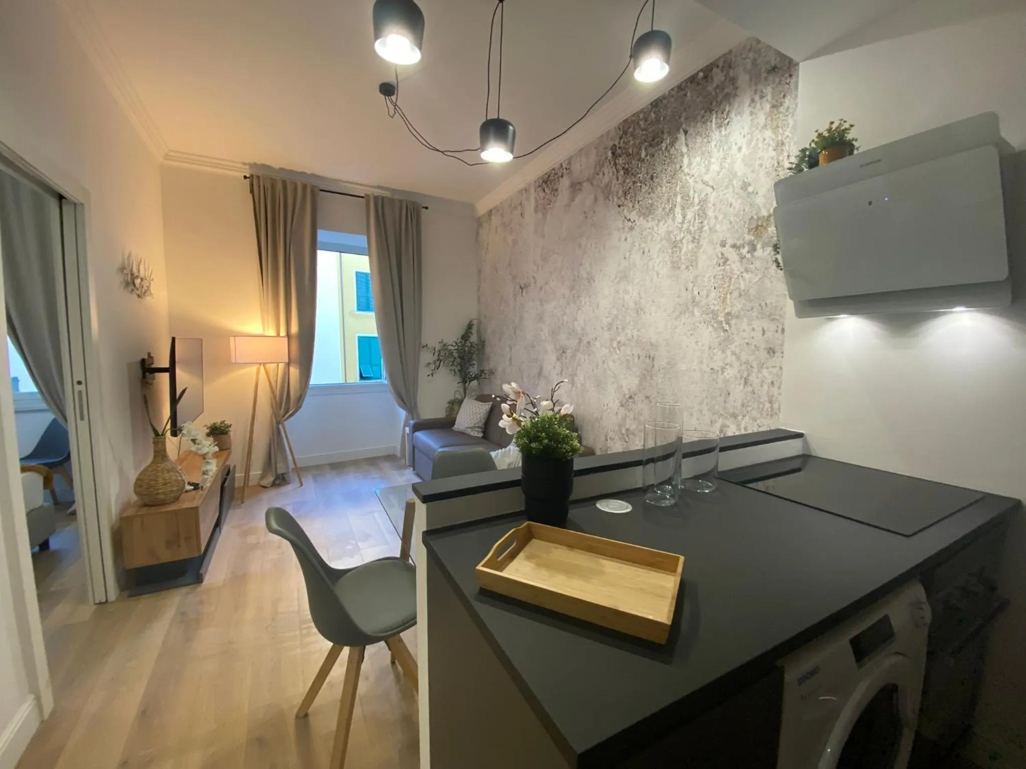 Living room in Happy Family Apartments Lavagna