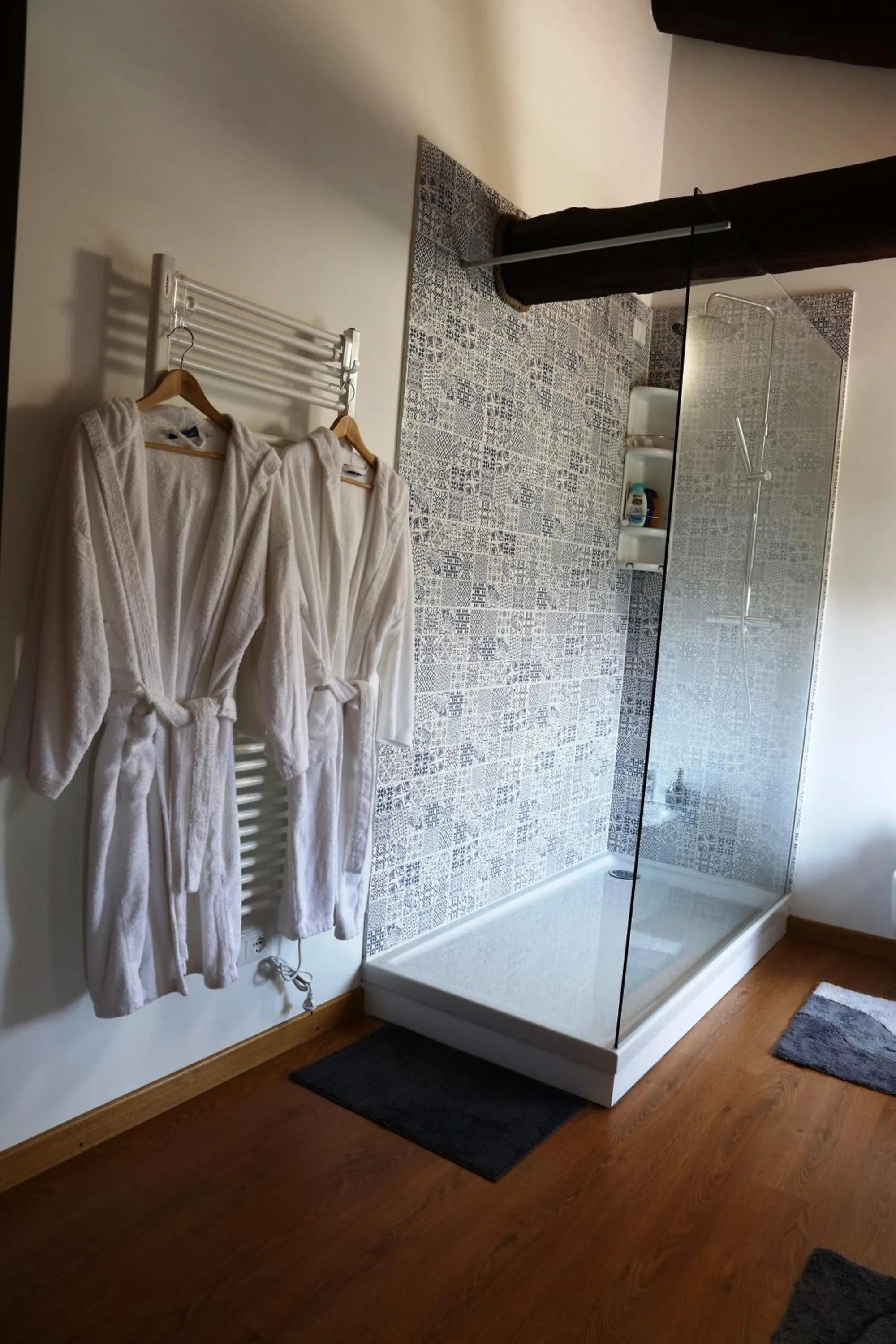 Shower in Palazzo Strassoldo bed & breakfast