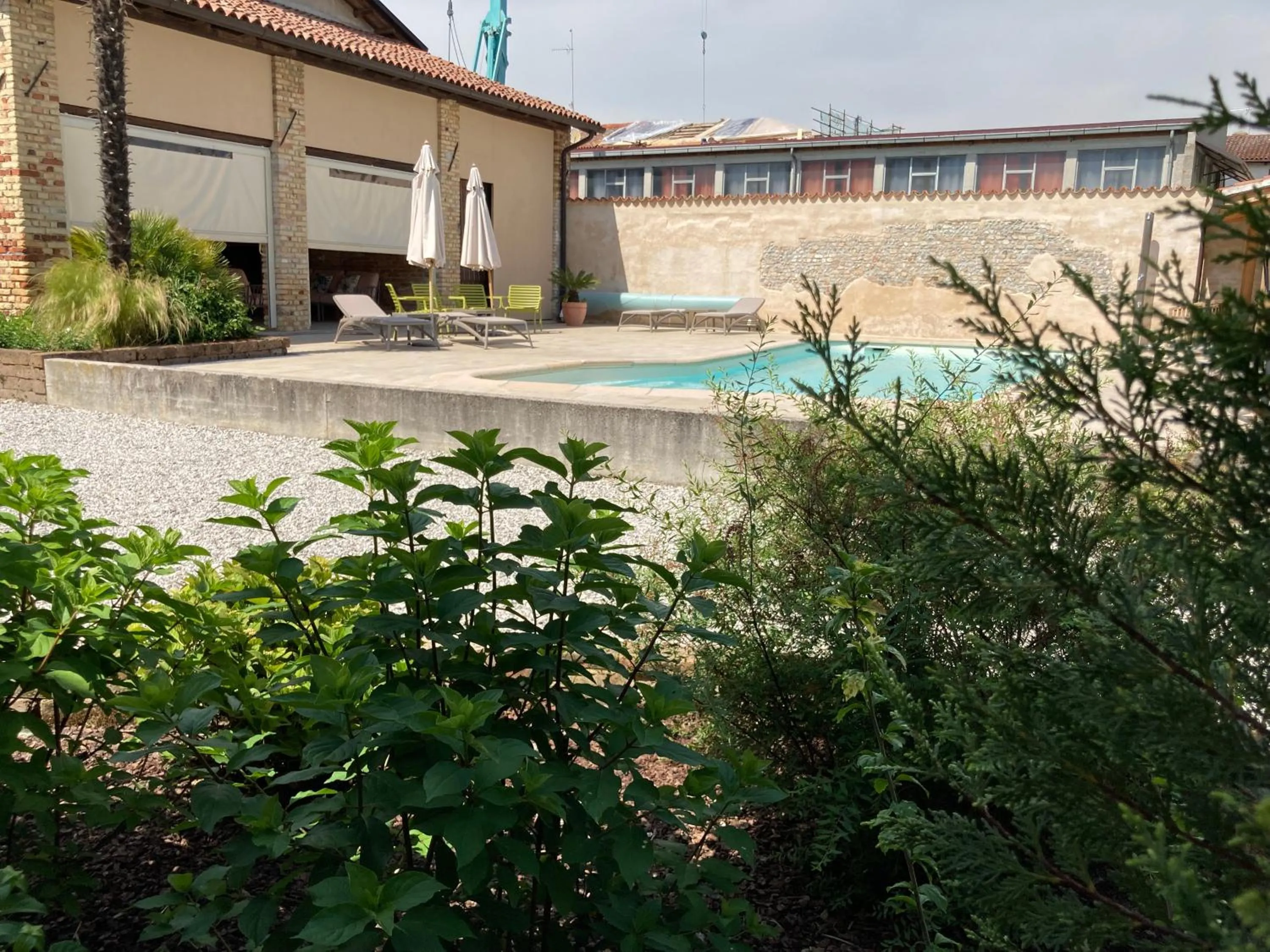 Swimming pool in Palazzo Strassoldo bed & breakfast