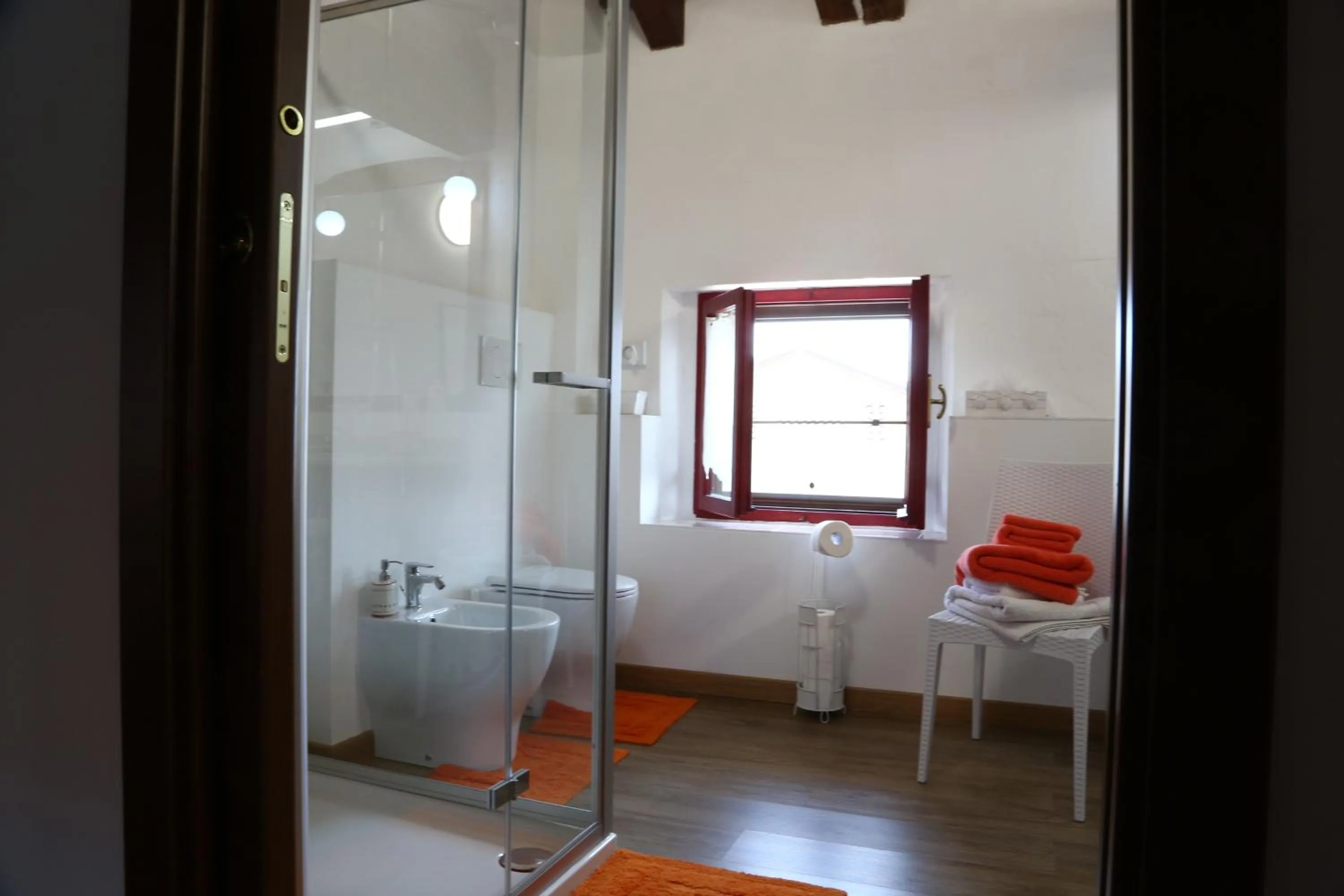 Shower in Palazzo Strassoldo bed & breakfast