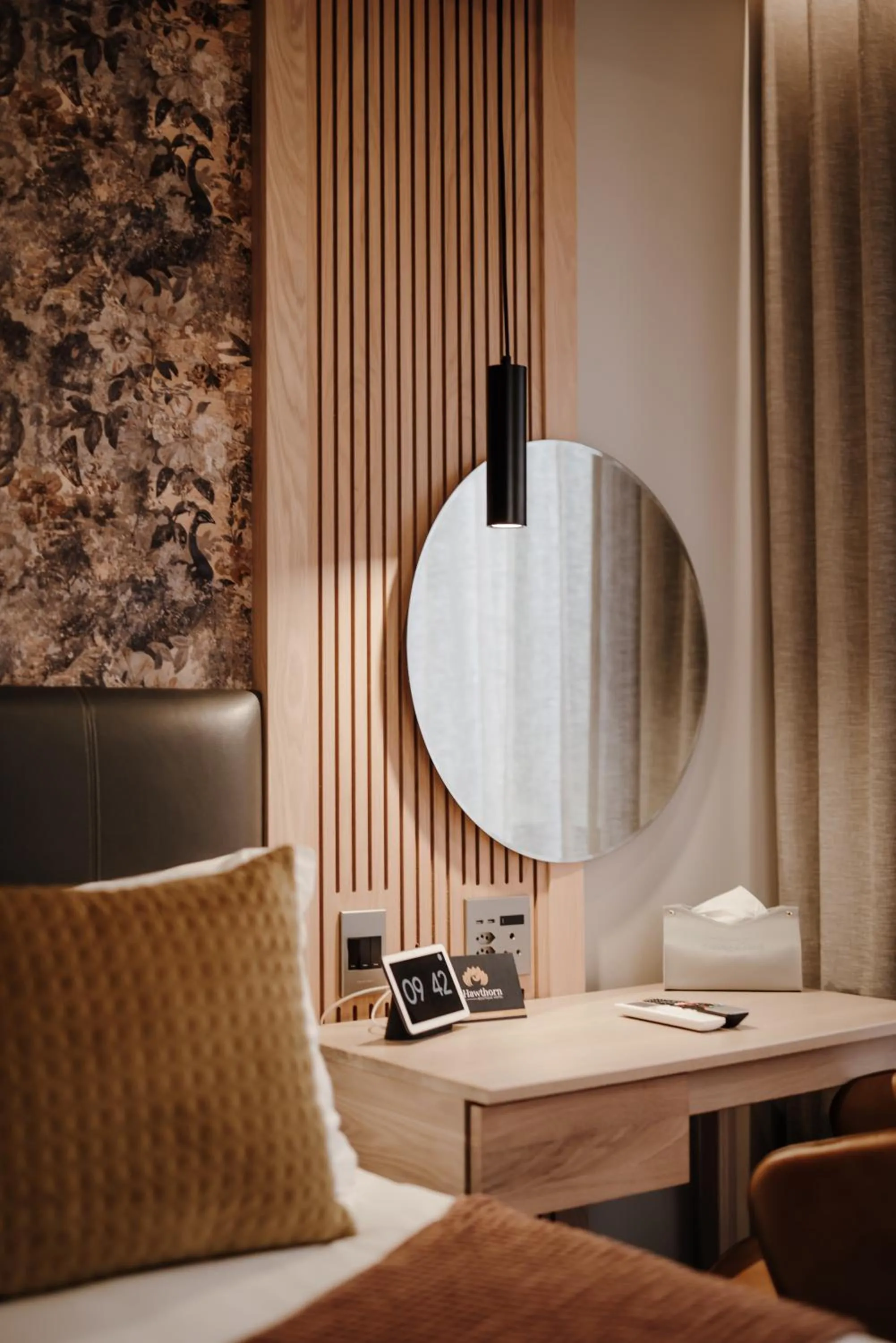 Bed in The Hawthorn Boutique Hotel