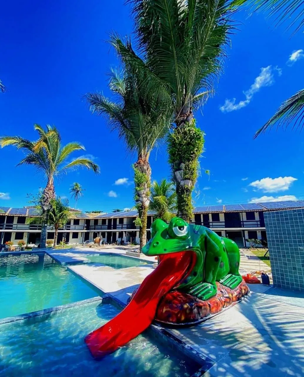 Pool view in BEIRA MAR PRAIA HOTEL - ORLA - Praia de Taperapuan