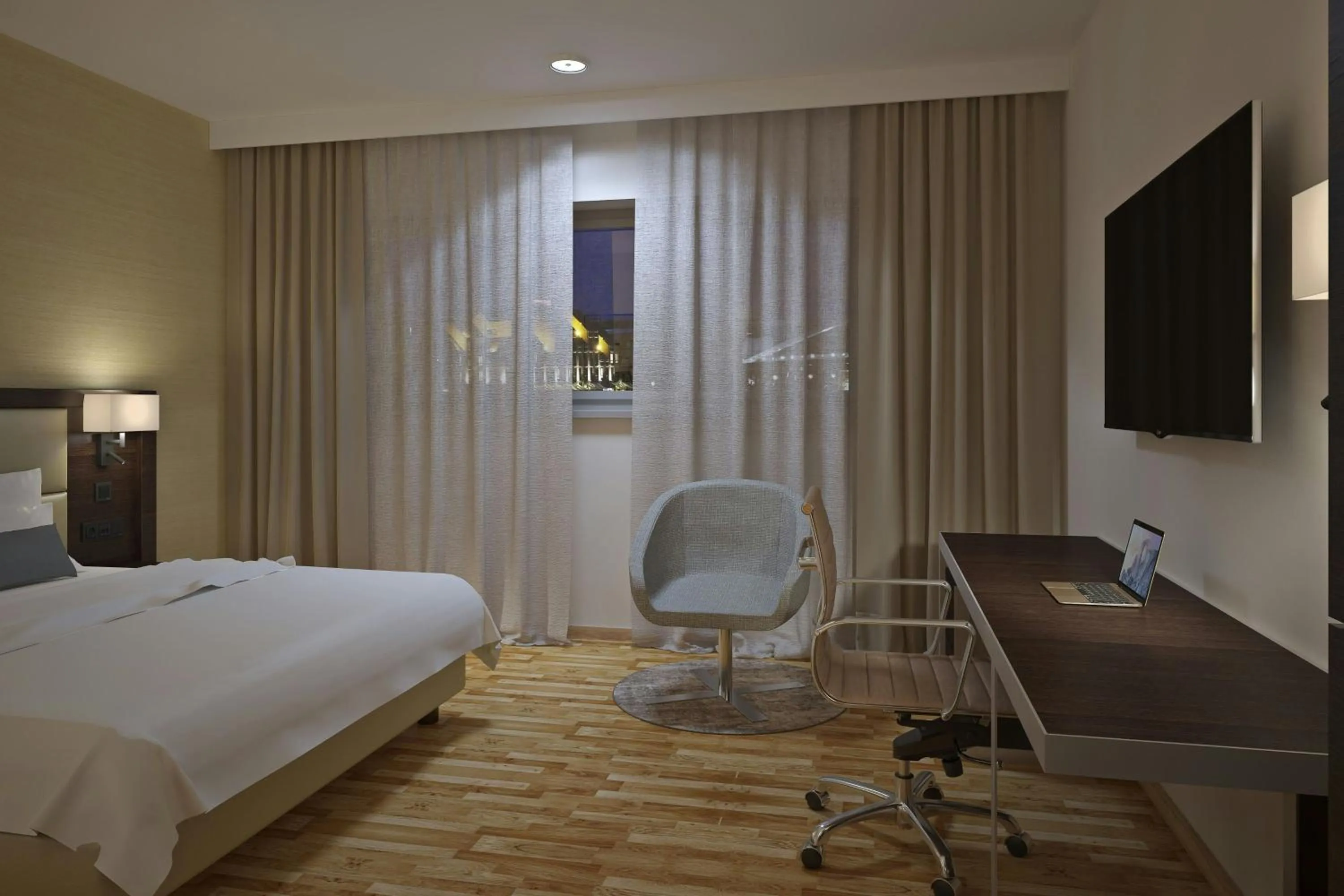 Bedroom, Bed in AC Hotel by Marriott Milan Sesto