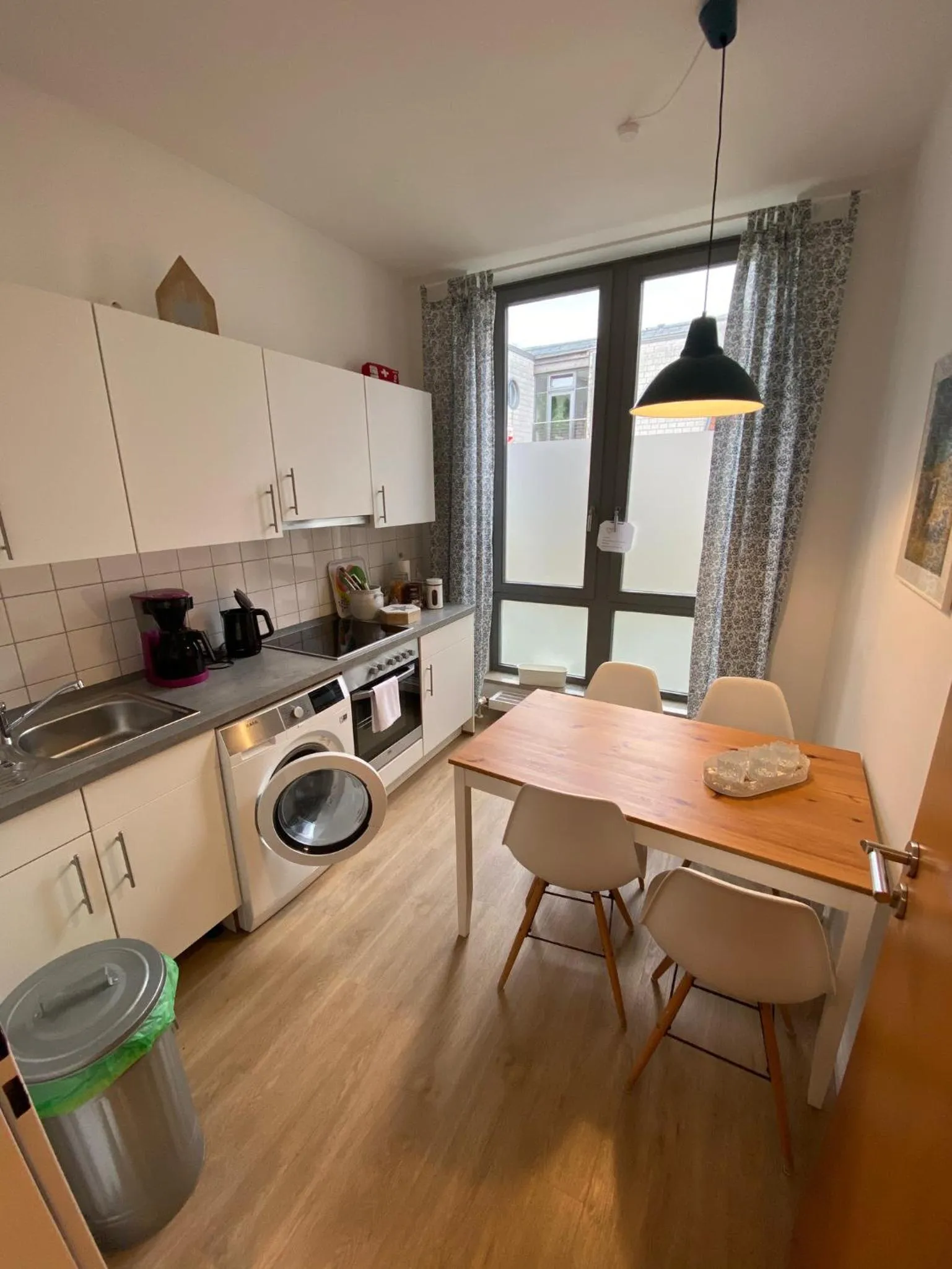 Communal kitchen in Gästehaus Lavendel