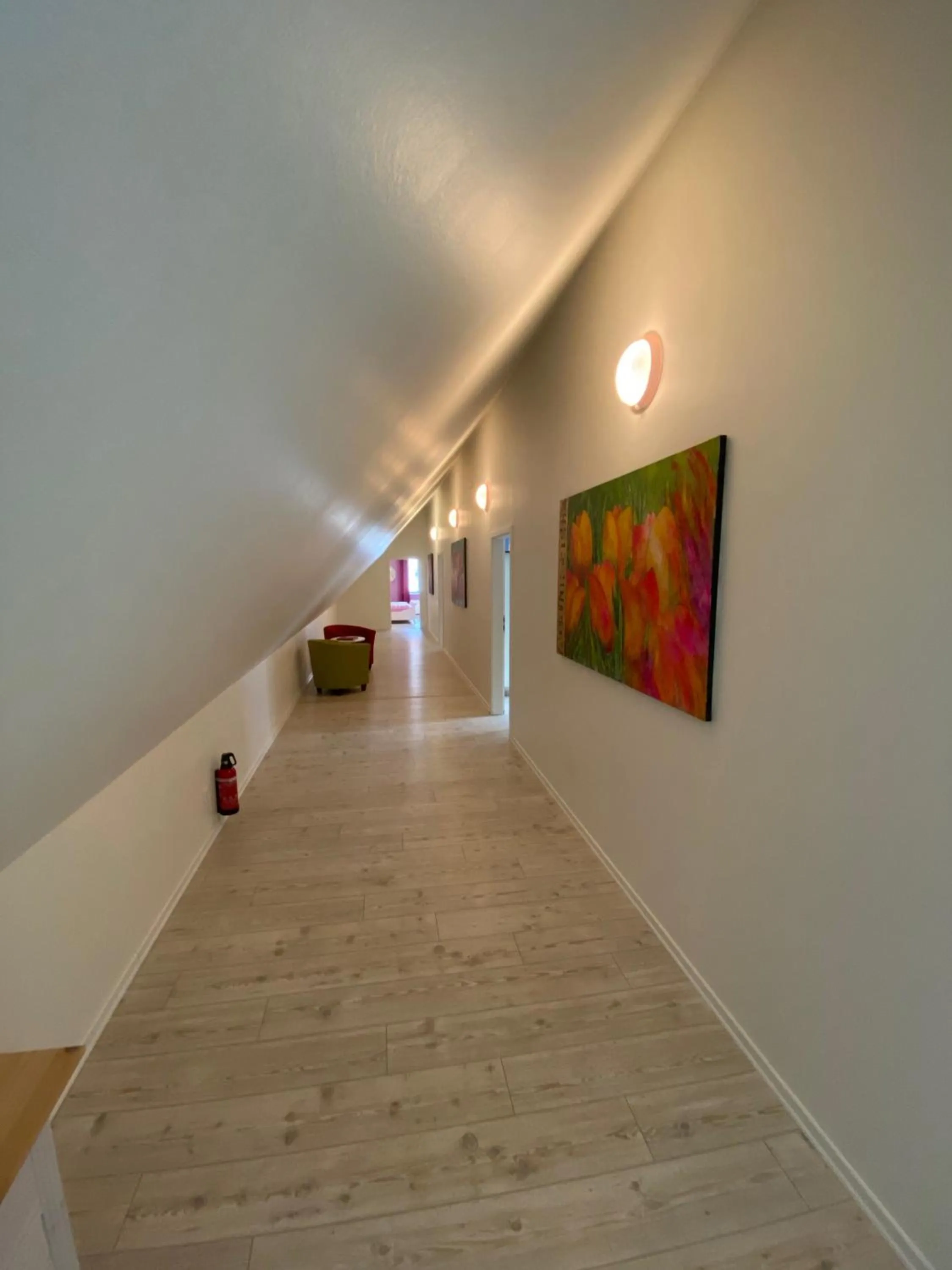 Communal lounge/ TV room in Gästehaus Lavendel