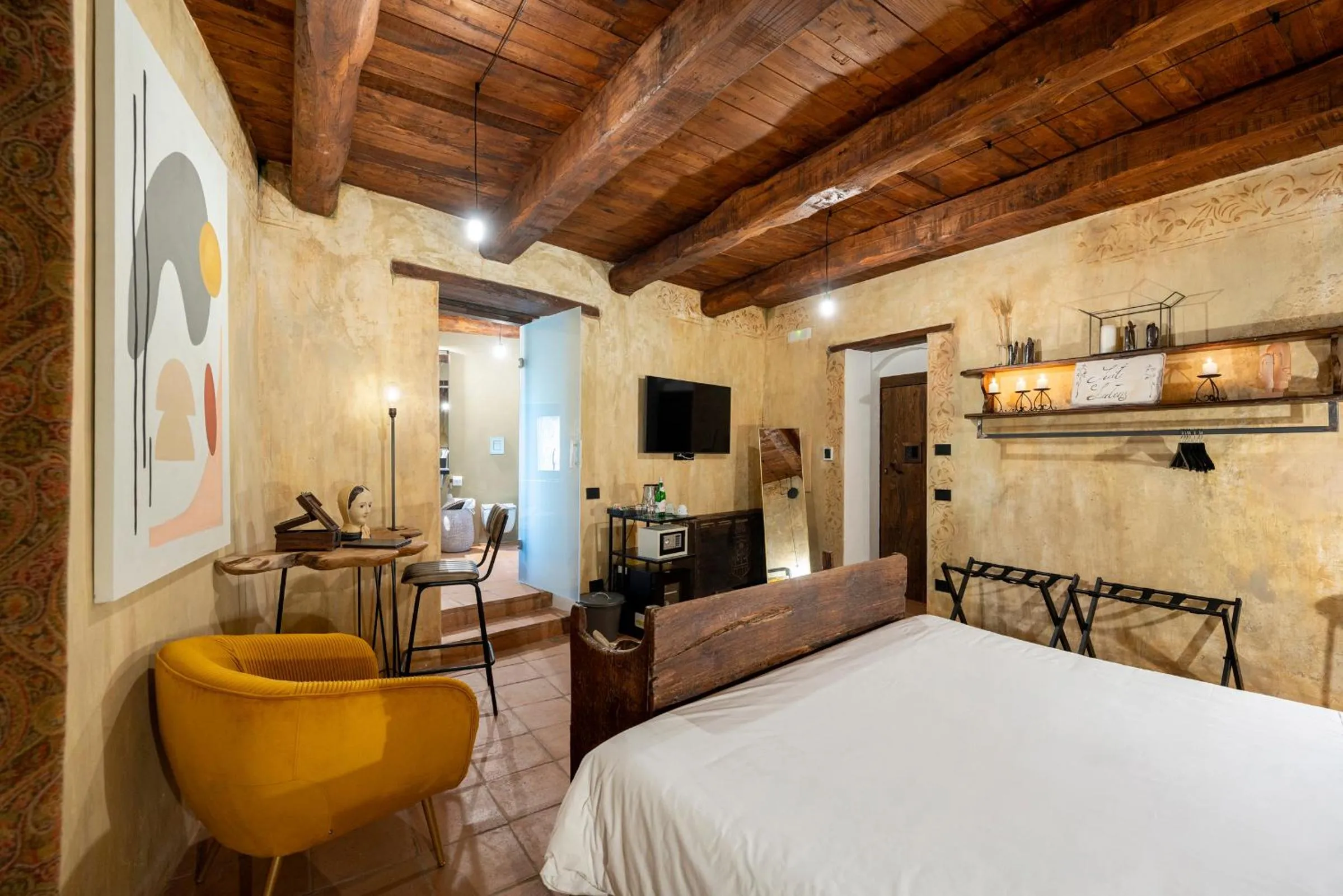 Bed in Castello di Rocca Cilento