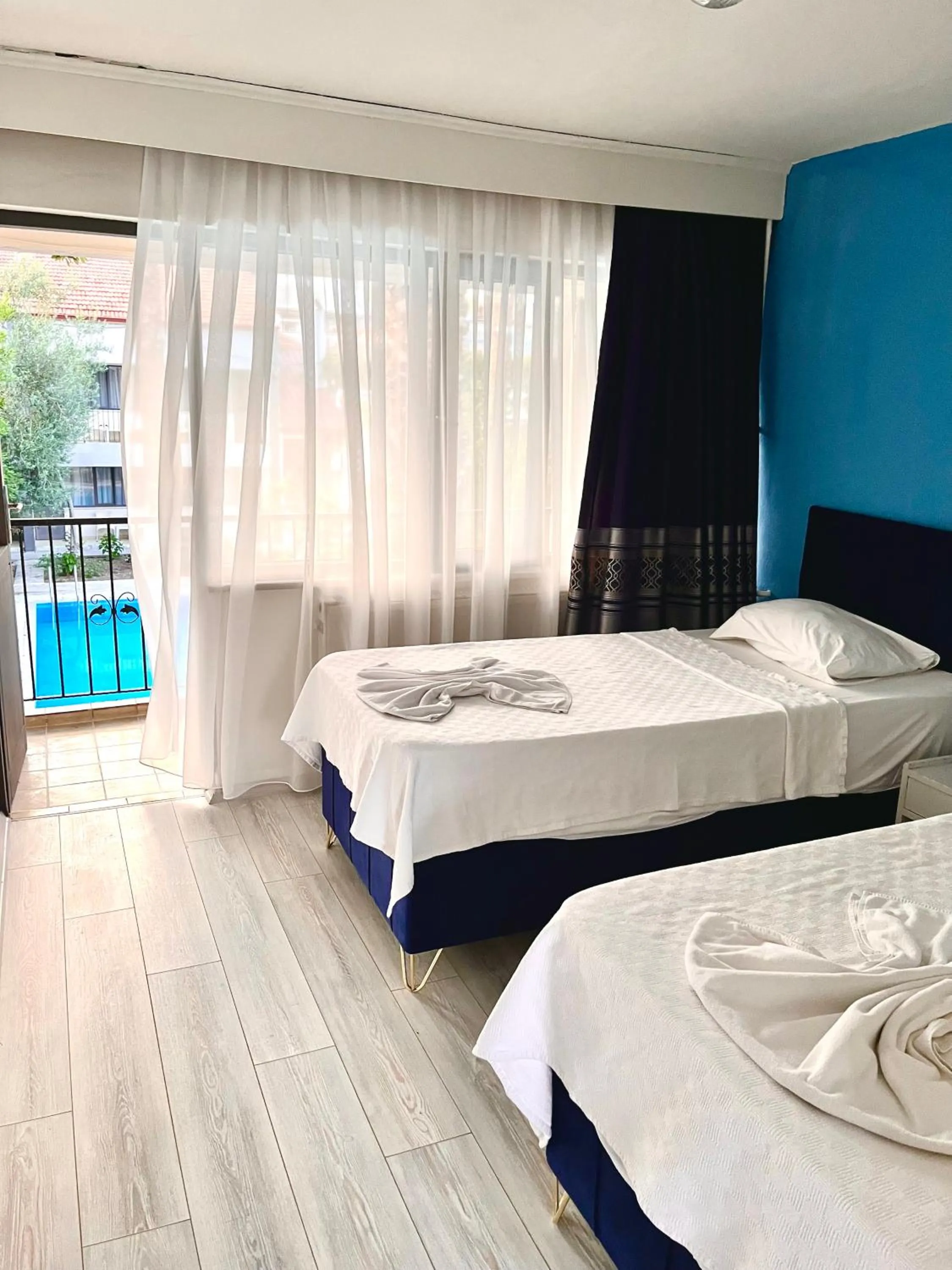 Bed in ARTEMİS YÖRÜK OTEL OLD TOWN PAMUKKALE