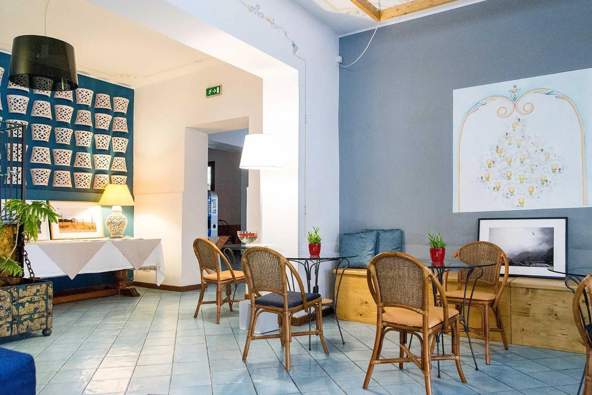 Lobby or reception in Hotel La Piazzetta