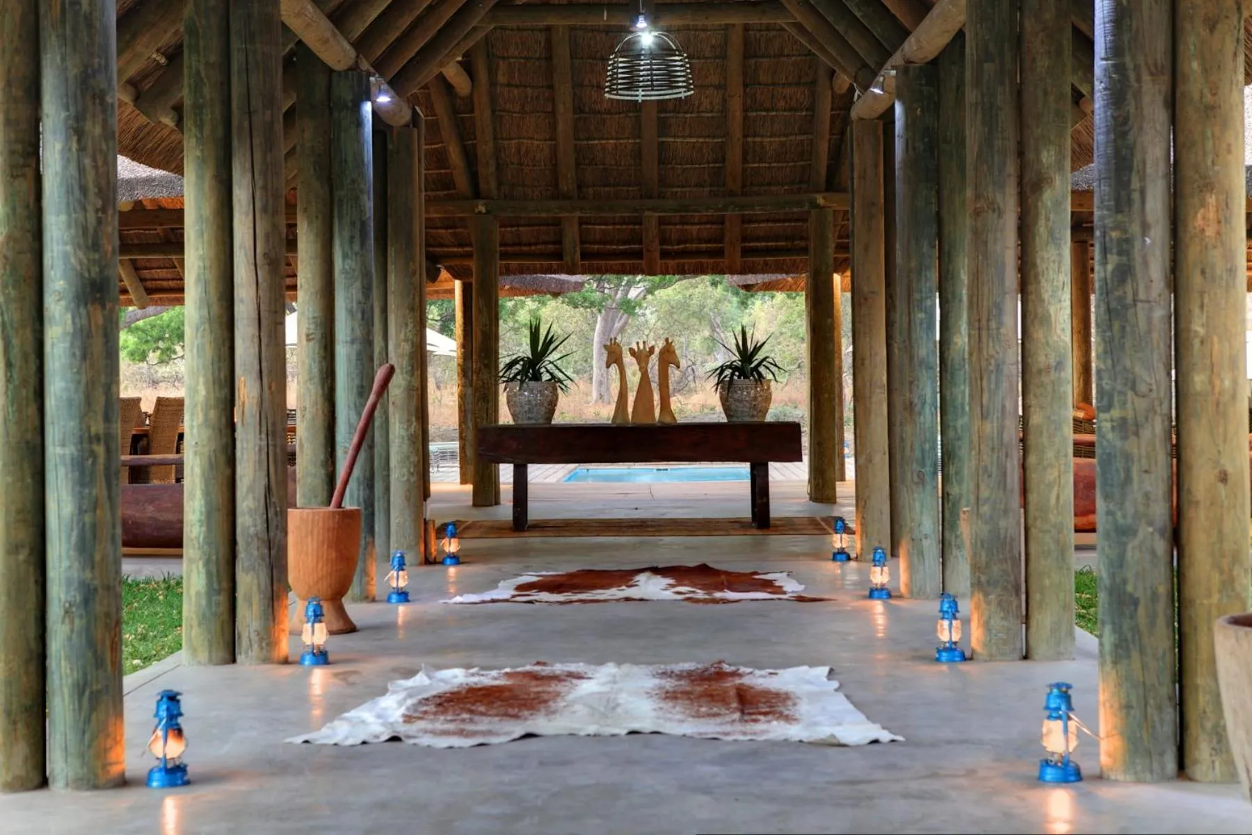 Facade/entrance in Fathala Wildlife Reserve