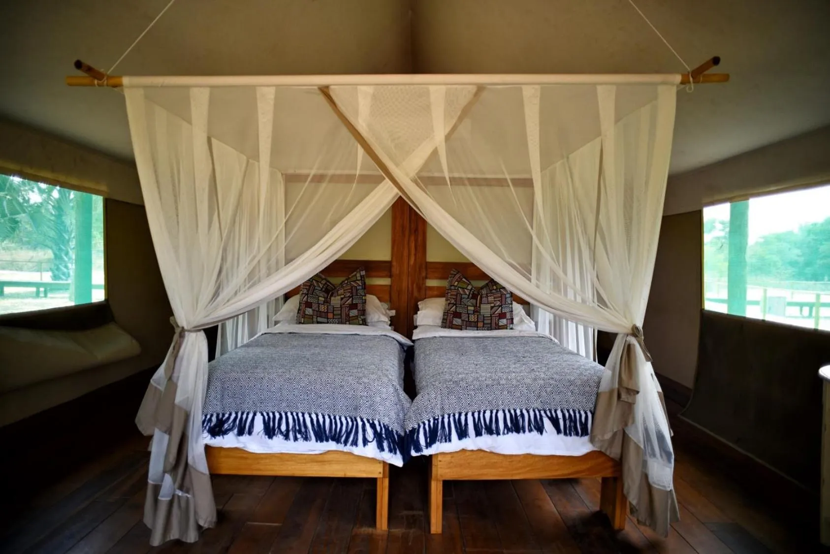 Bed in Fathala Wildlife Reserve